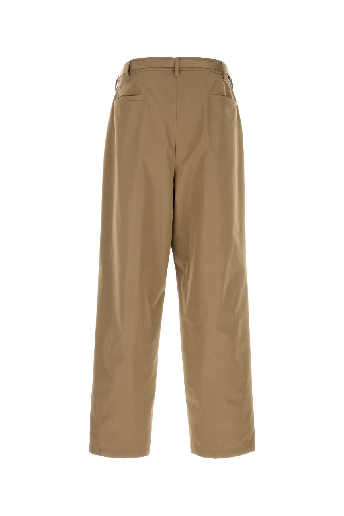 Prada Men Cappuccino Tech Fabric Pant PRADA