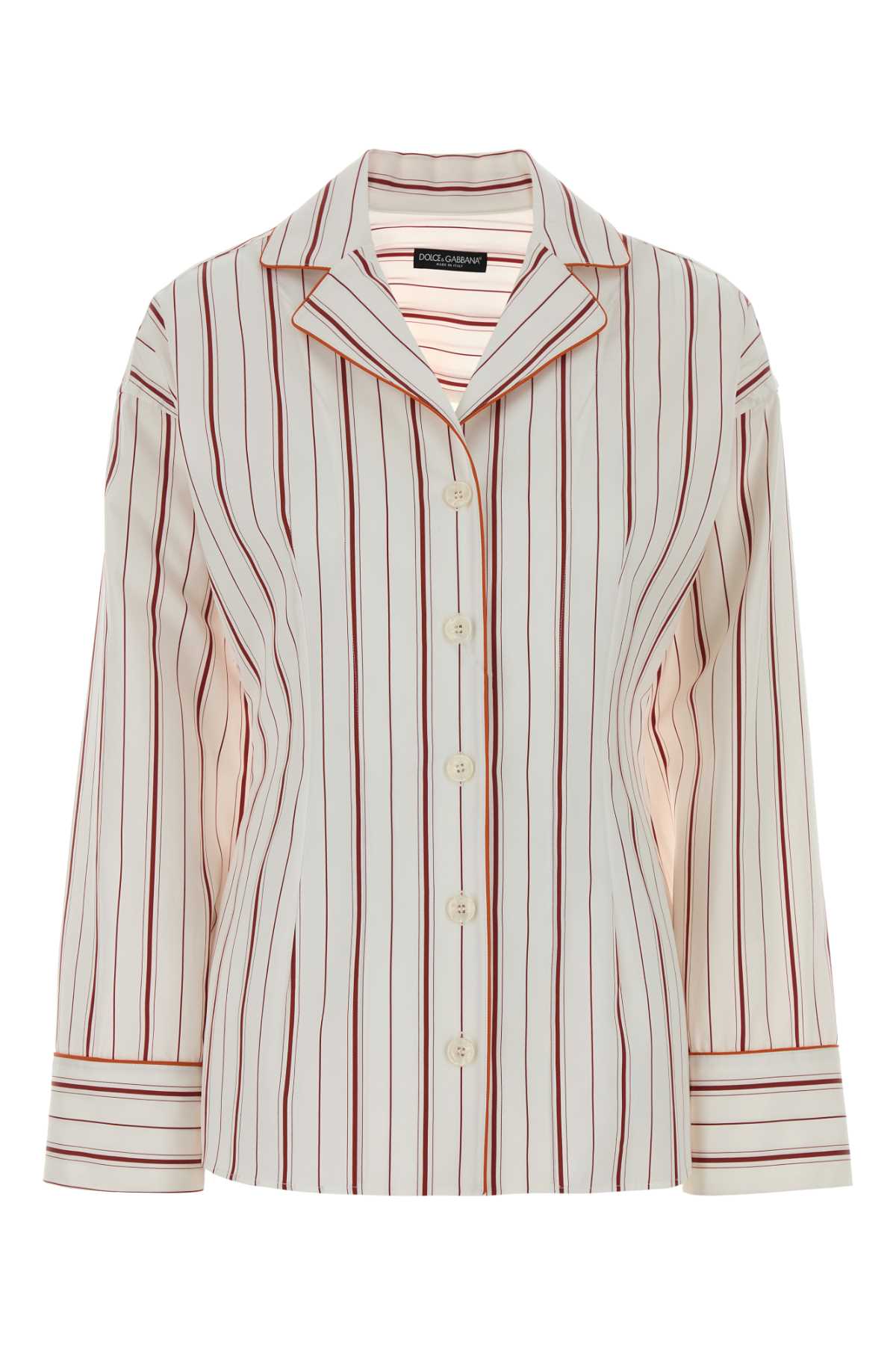 Dolce & Gabbana Women Embroidered Poplin Shirt DOLCE & GABBANA