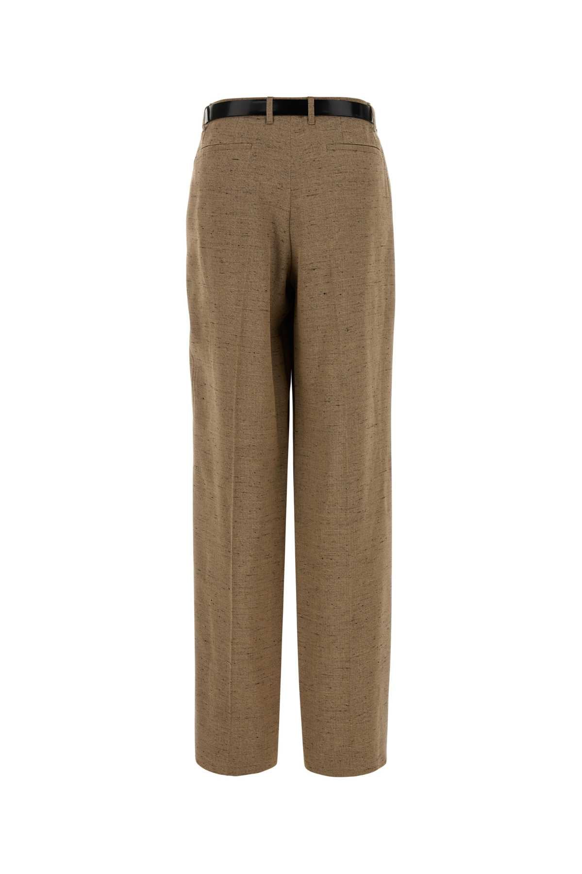 Dolce & Gabbana Women Biscuit Tweed Wide-Leg Pant DOLCE & GABBANA