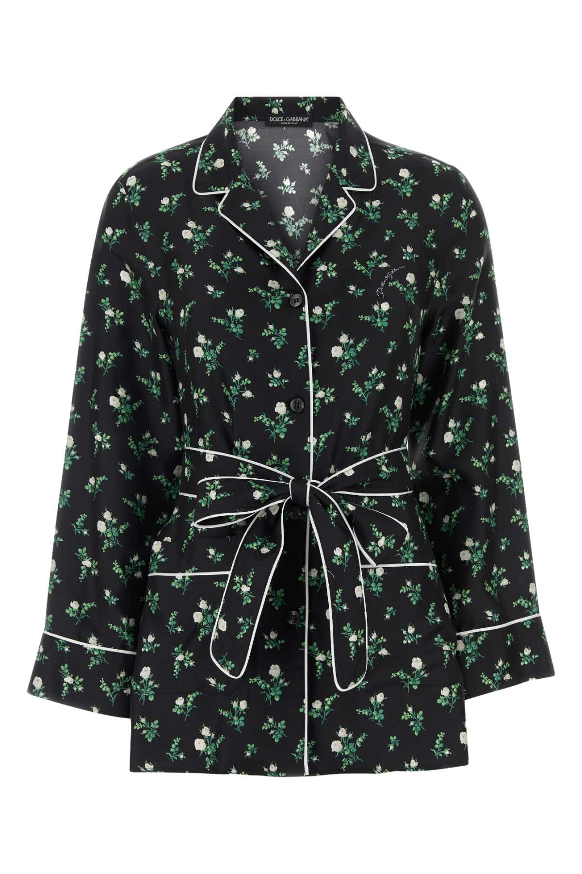 Dolce & Gabbana Women Printed Twill Shirt DOLCE & GABBANA