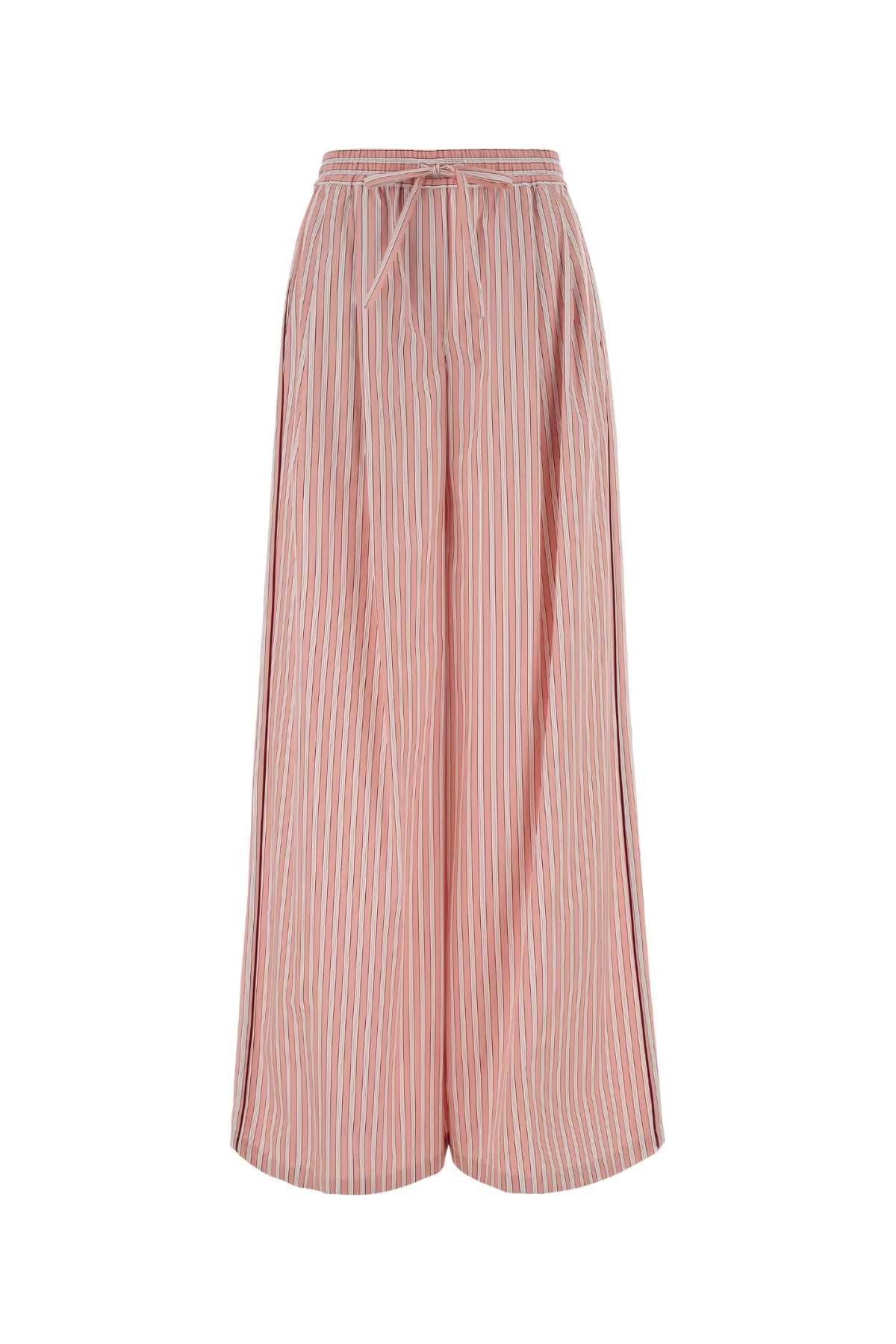 Dolce & Gabbana Women Embroidered Poplin Wide-Leg Pant DOLCE & GABBANA
