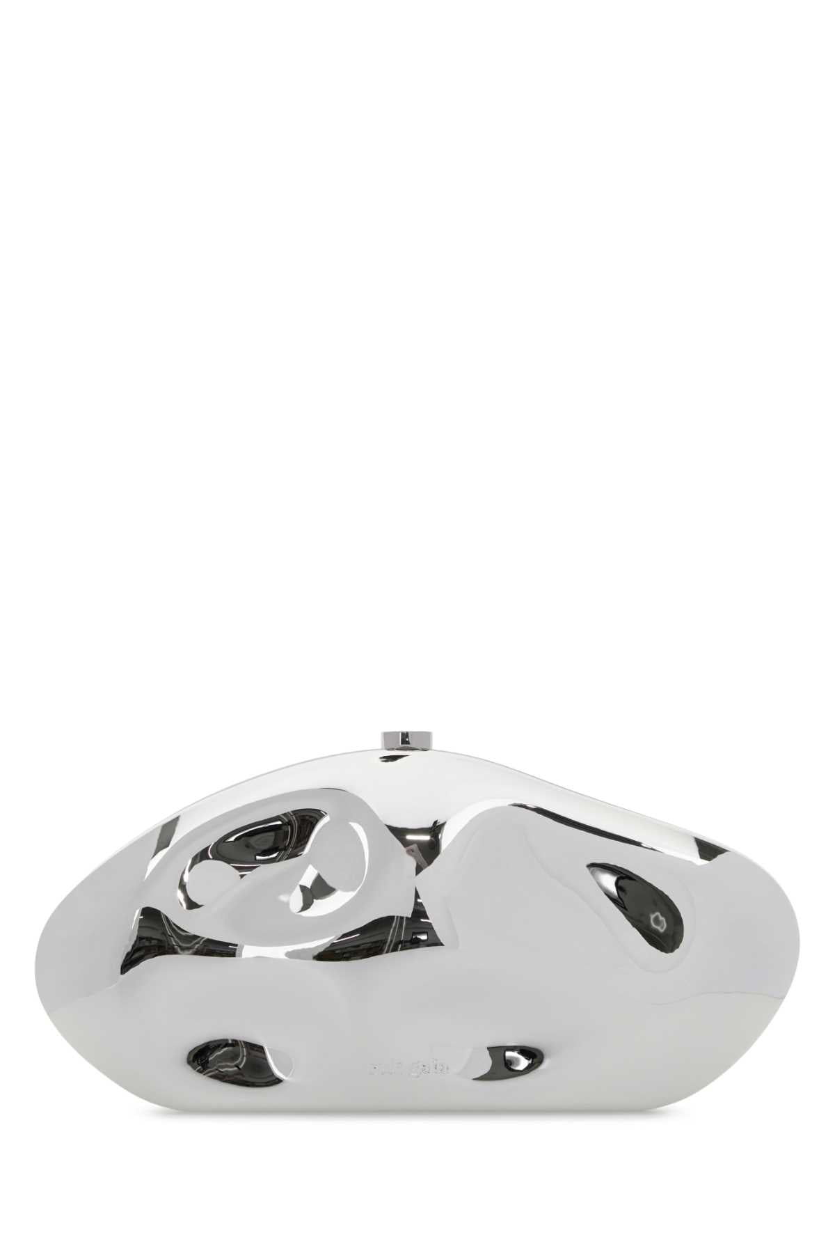 Cult Gaia Women Silver Caldera Clutch CULT GAIA
