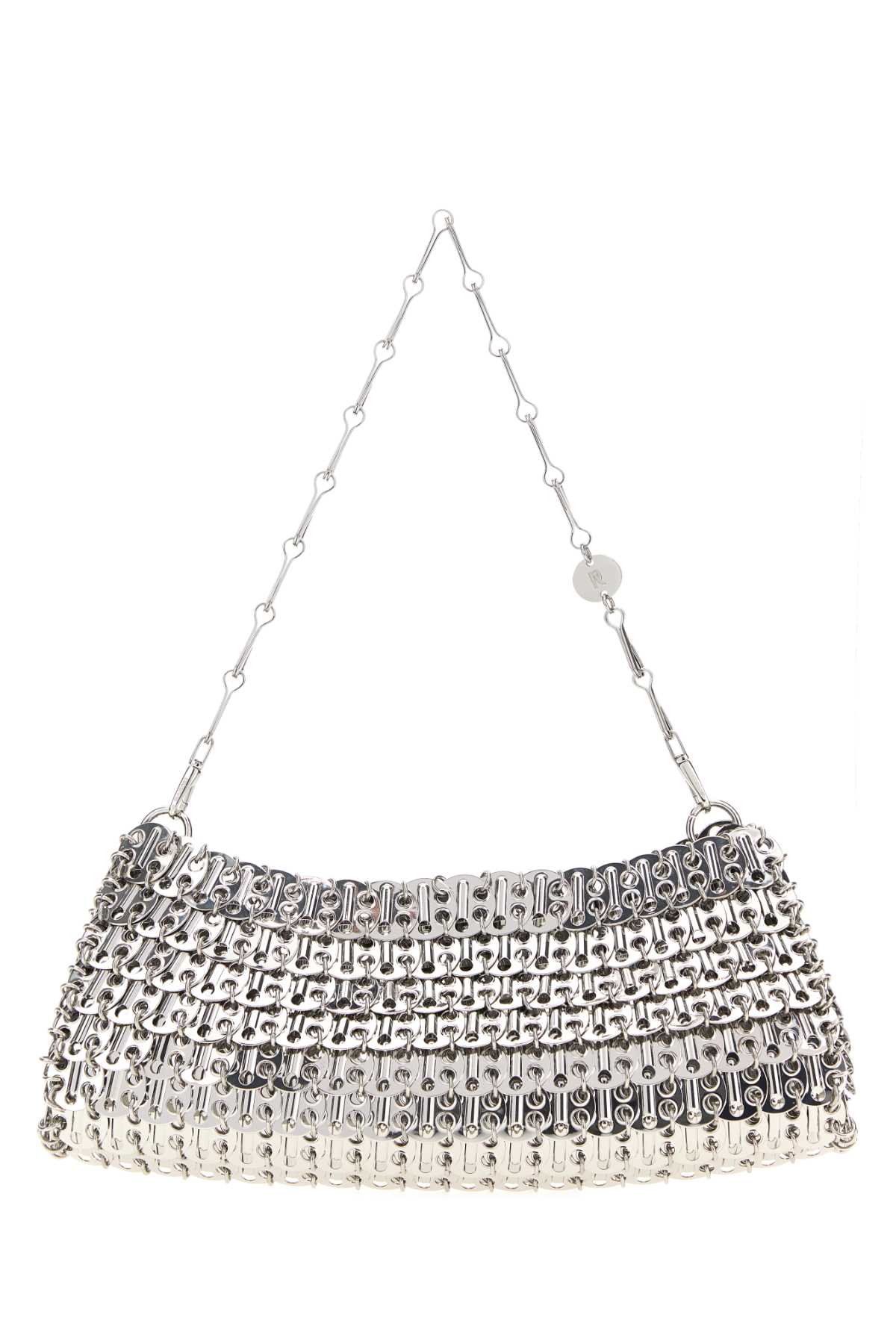 Rabanne Women Silver Metal Chain 1969 Shoulder Bag PACO RABANNE