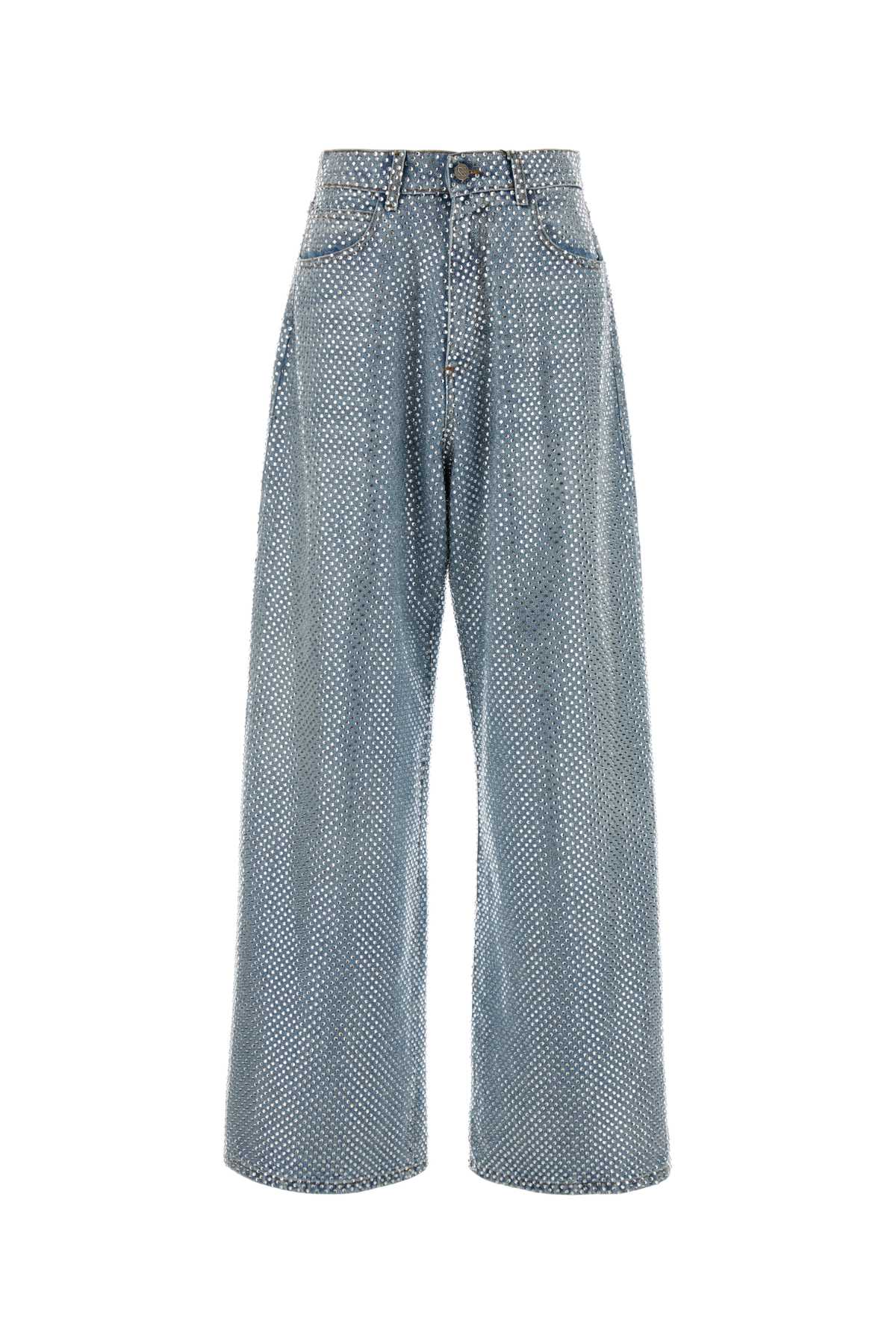 Giuseppe Di Morabito Women Embellished Denim Jeans GIUSEPPE DI MORABITO