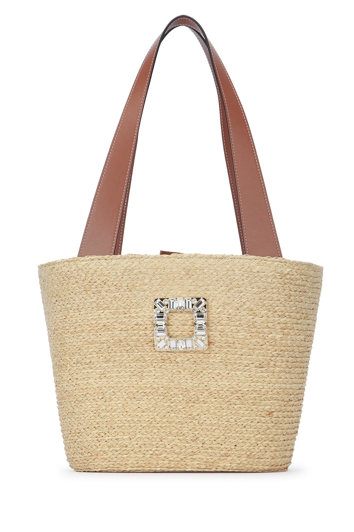Roger Vivier Women Rv Skate Straw Panier Small ROGER VIVIER