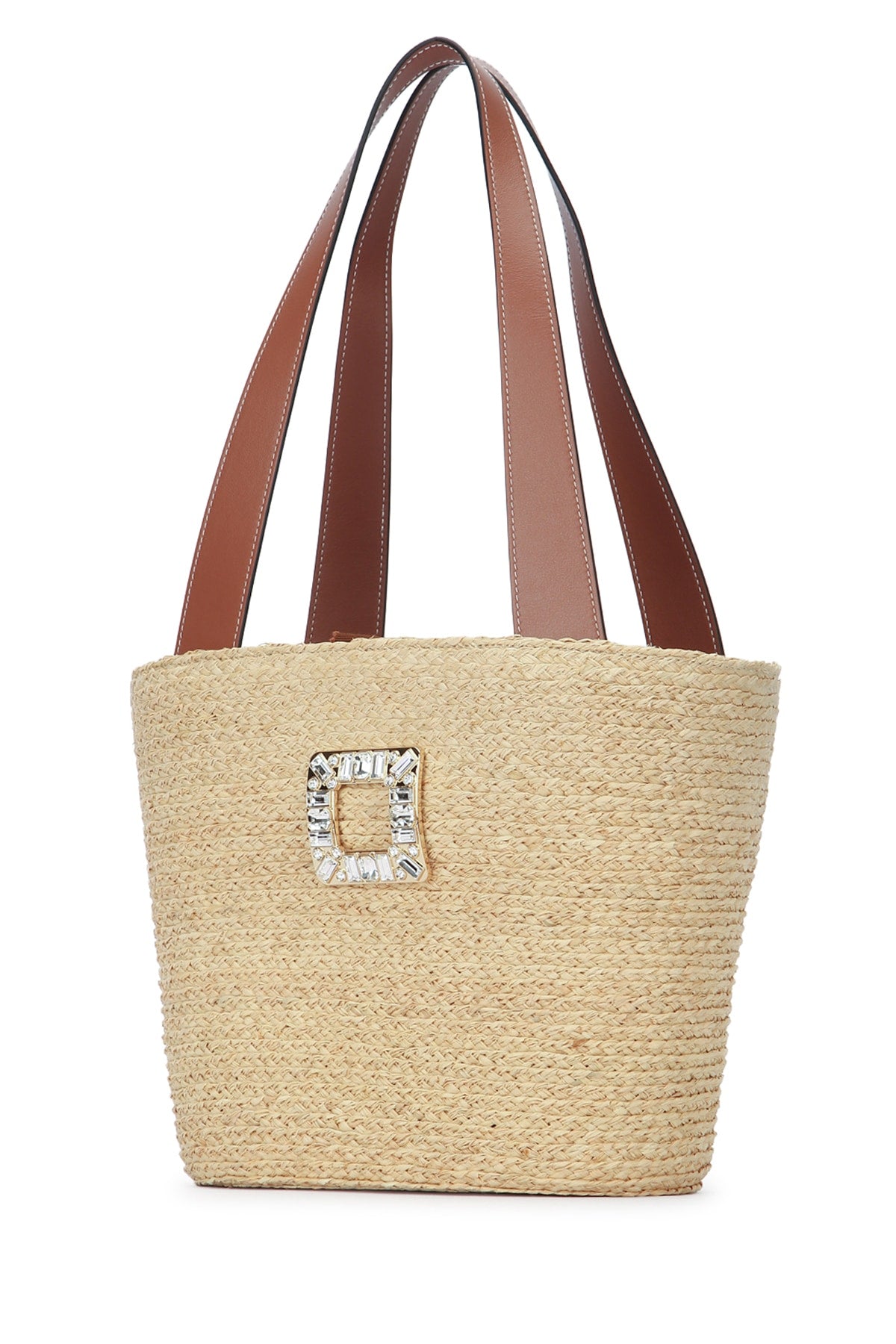 Roger Vivier Women Rv Skate Straw Panier Small ROGER VIVIER