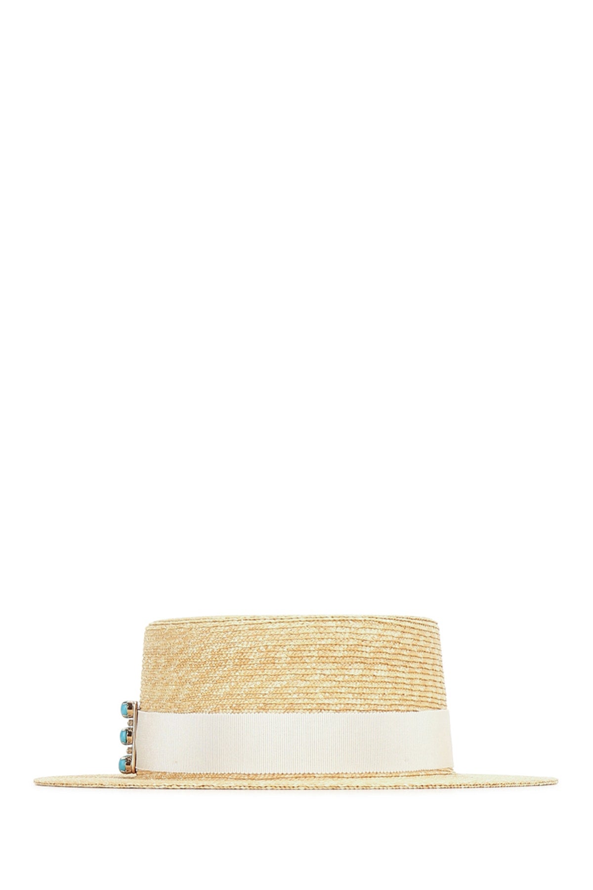Roger Vivier Women Tres Vivier Turquoise Hat ROGER VIVIER