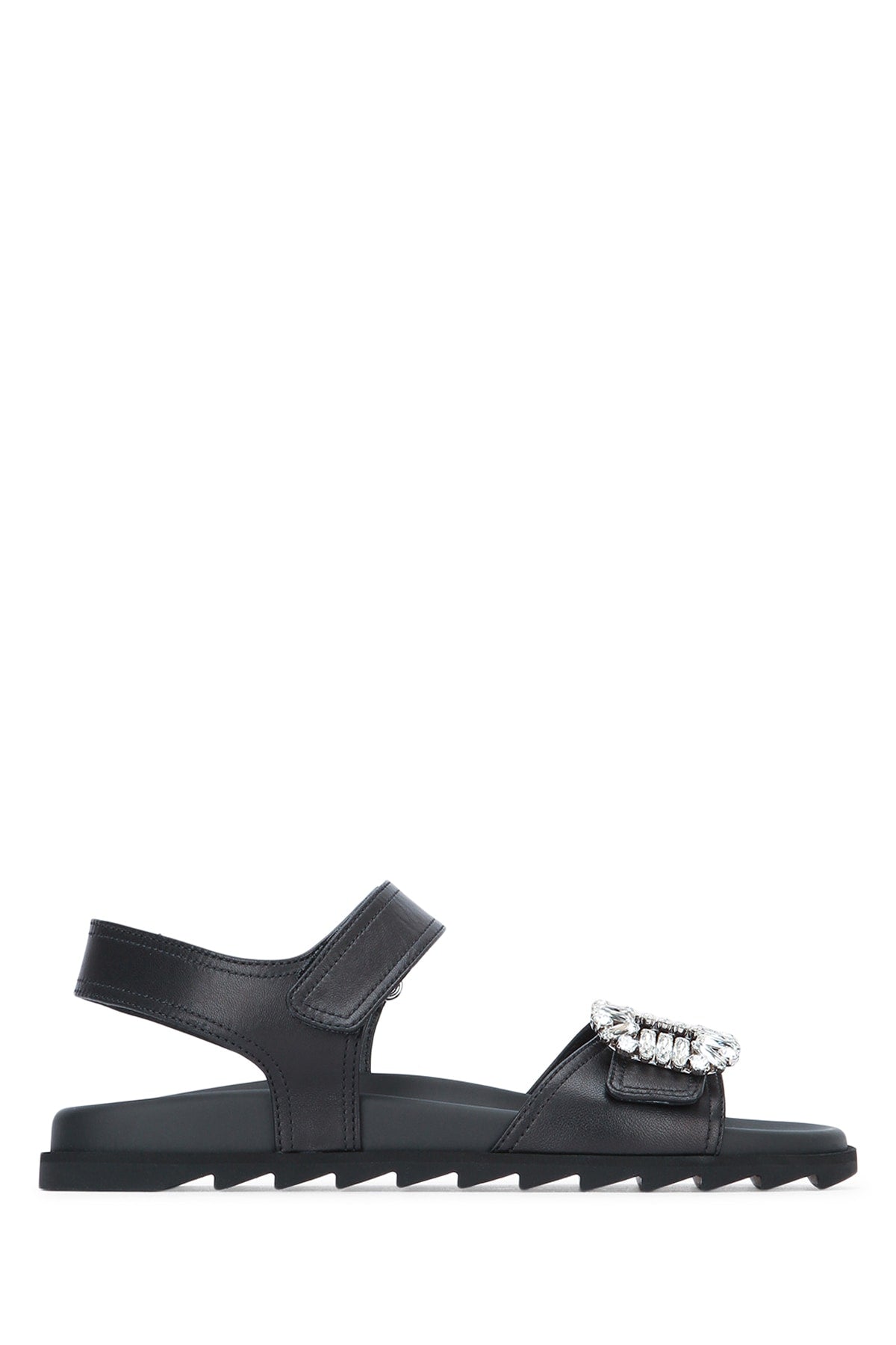 Roger Vivier Women Slidy Viv Strass Sandal 25 ROGER VIVIER