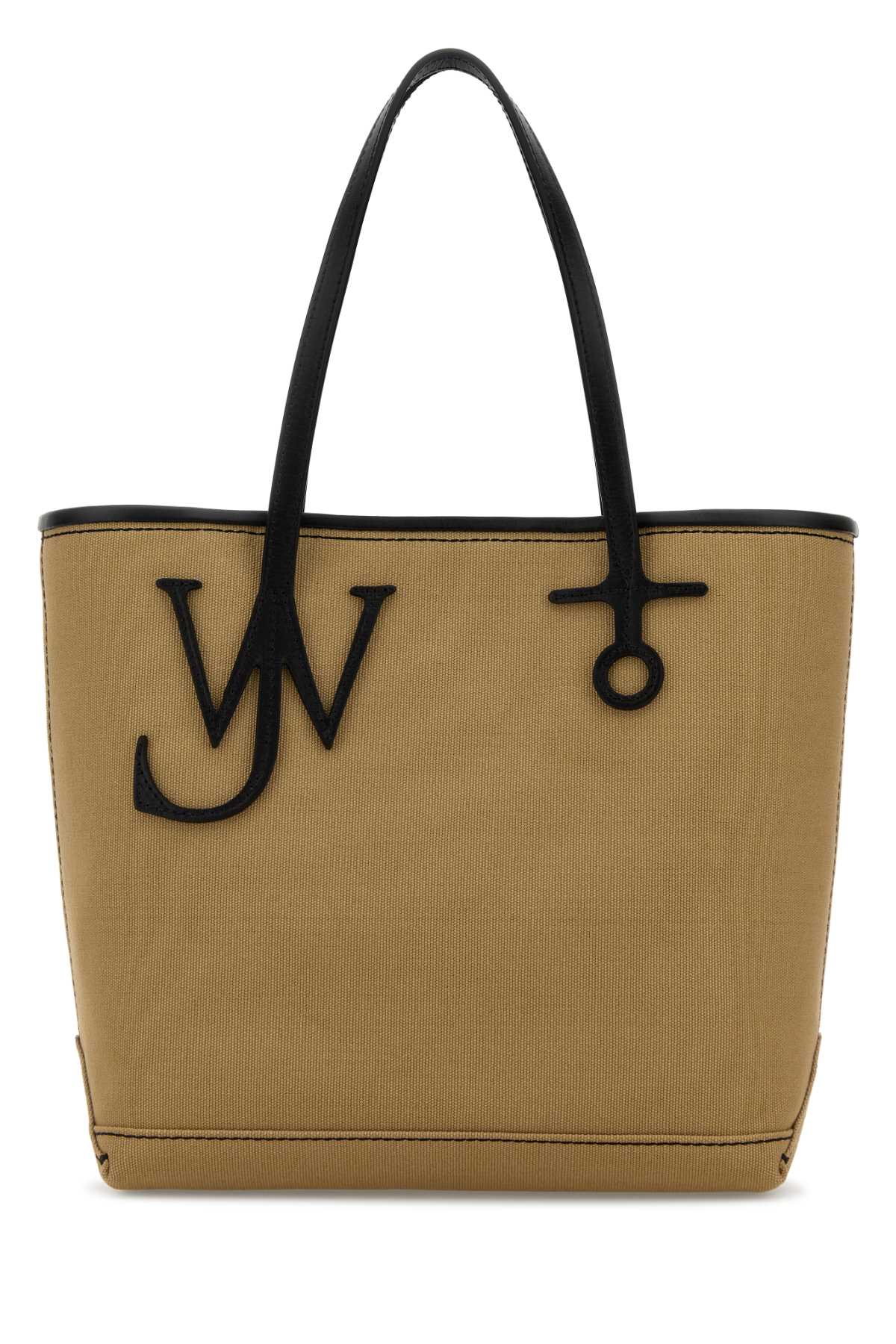 Jw Anderson Women Beige Canvas Small Anchor Bucket Bag J.W. ANDERSON