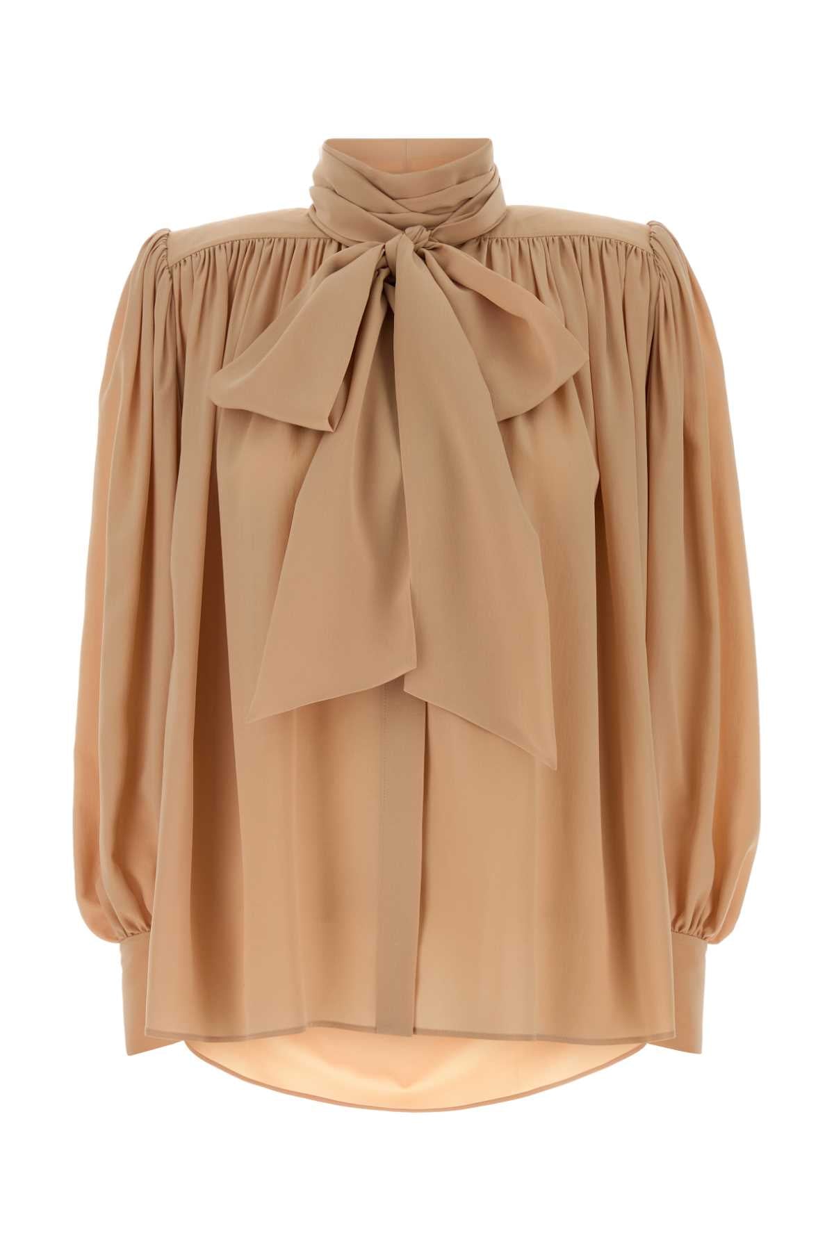Chloe Women Powder Pink Crepe Blouse CHLOE