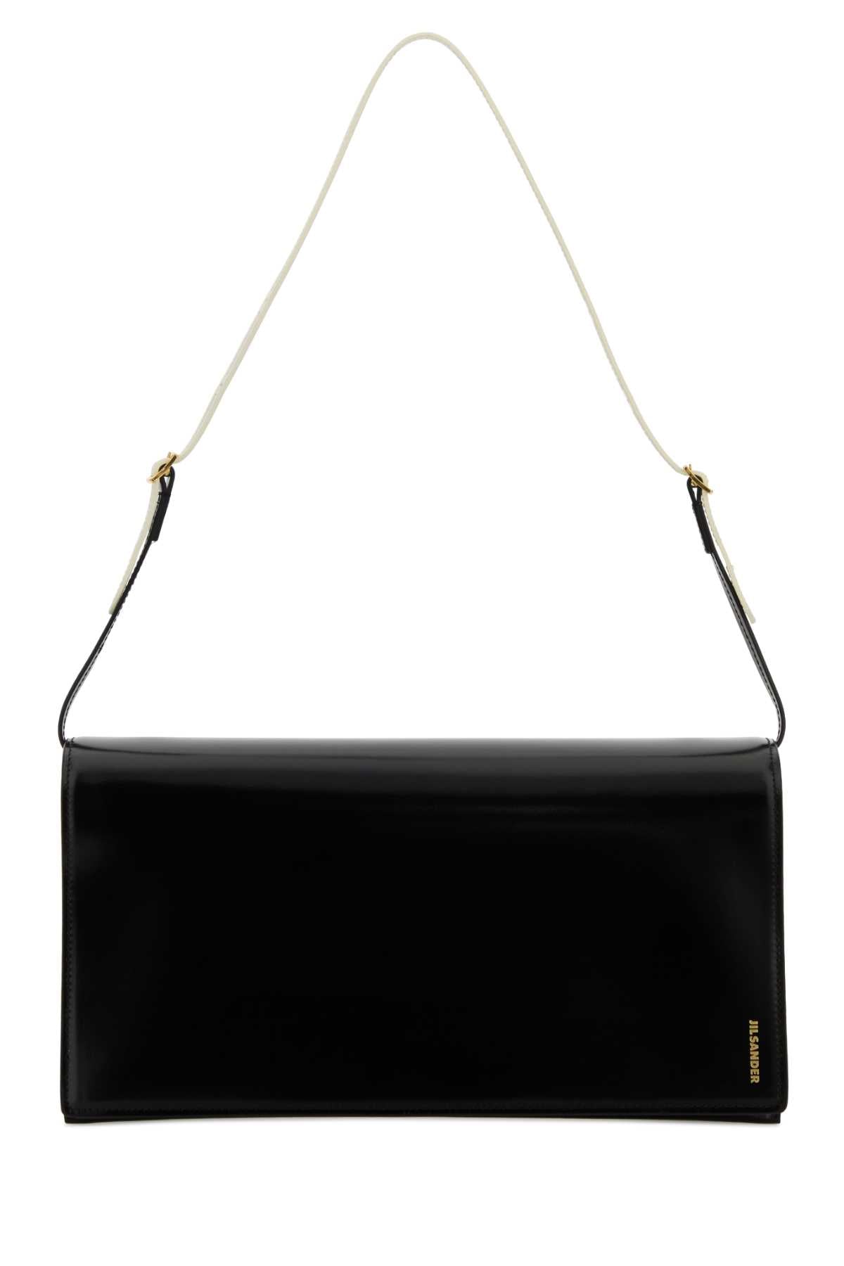 Jil Sander Women Black Leather Medium File Shoulder Bag JIL SANDER
