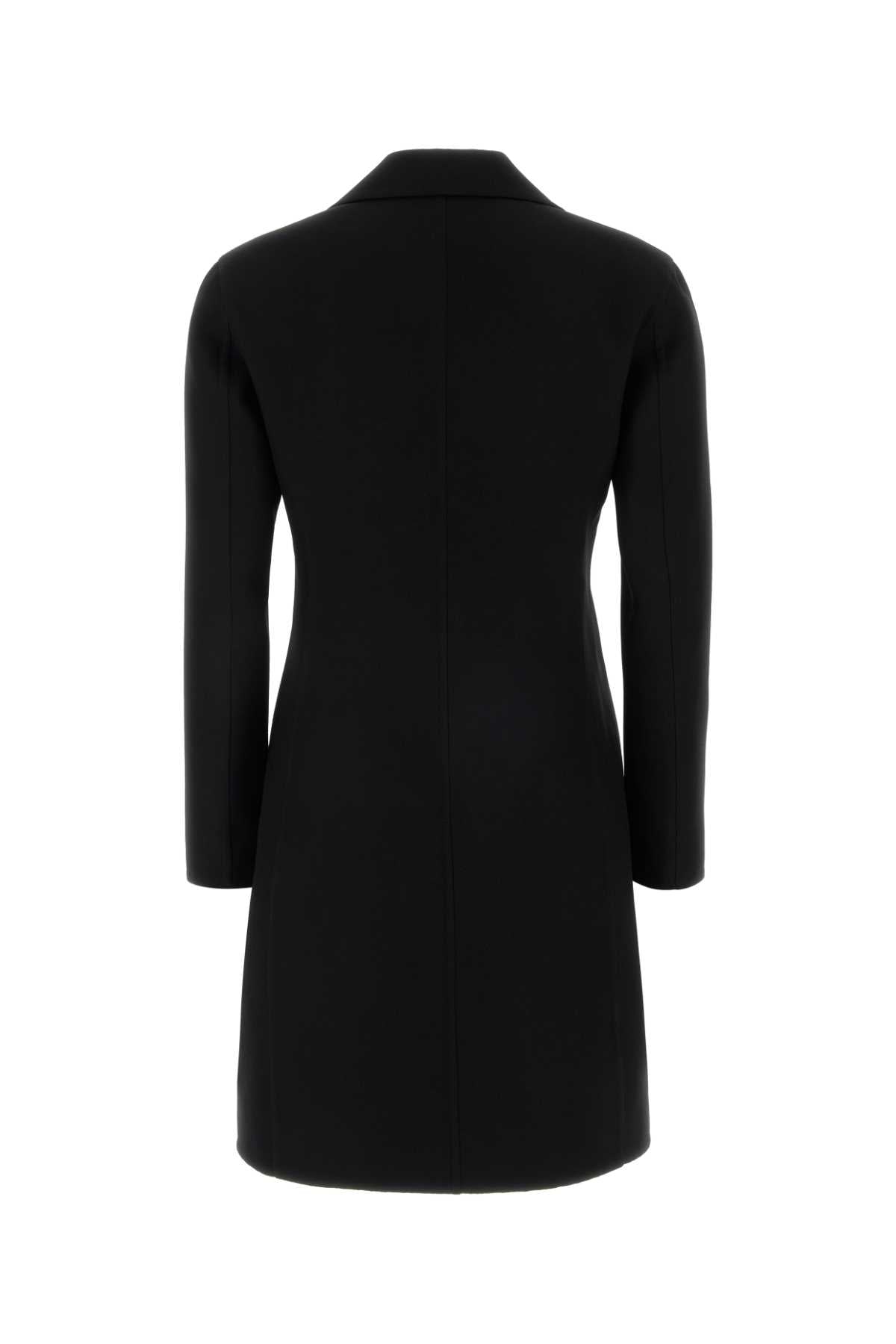Jil Sander Women Black Twill Coat JIL SANDER