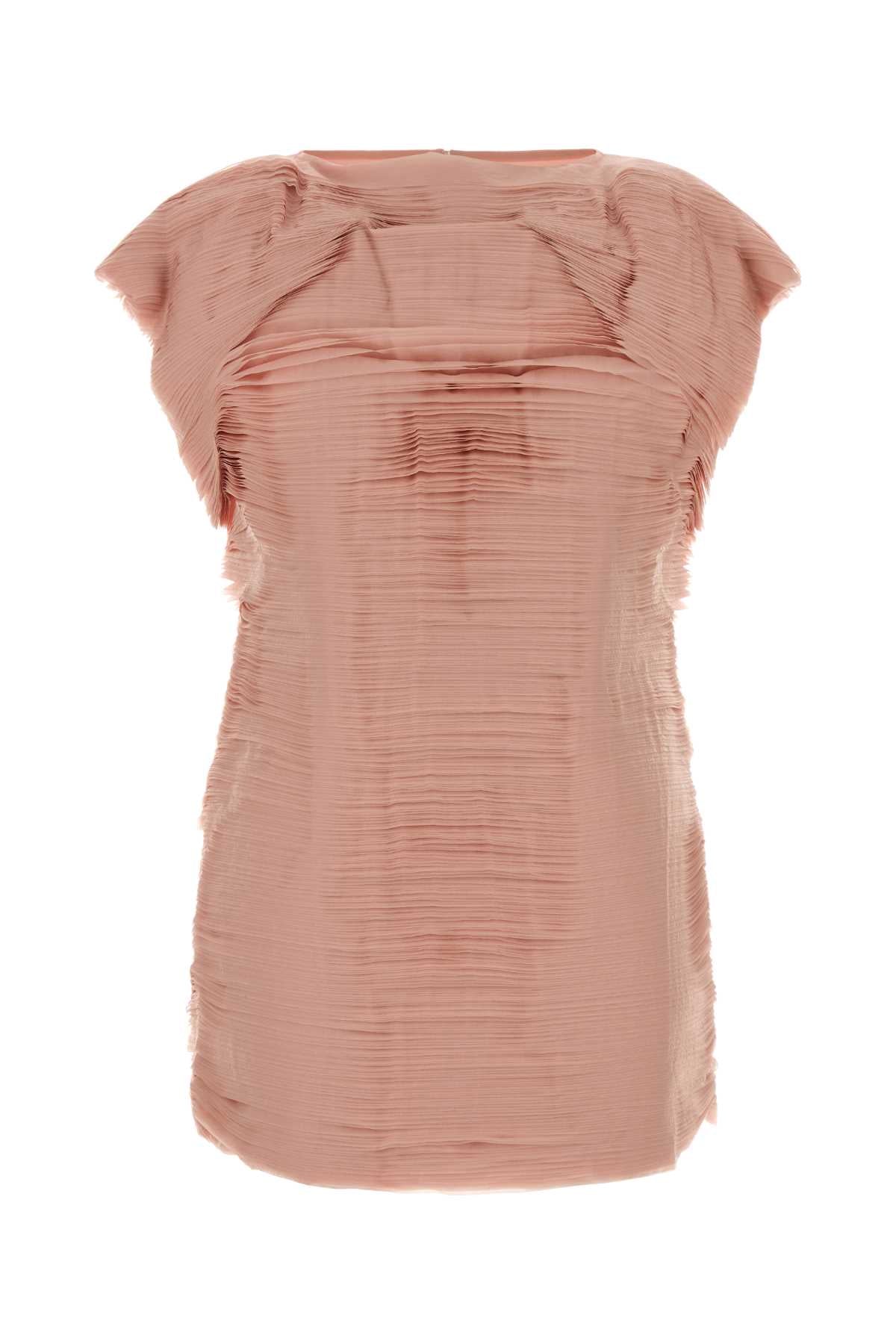Jil Sander Women Pink Nylon Mini Dress JIL SANDER