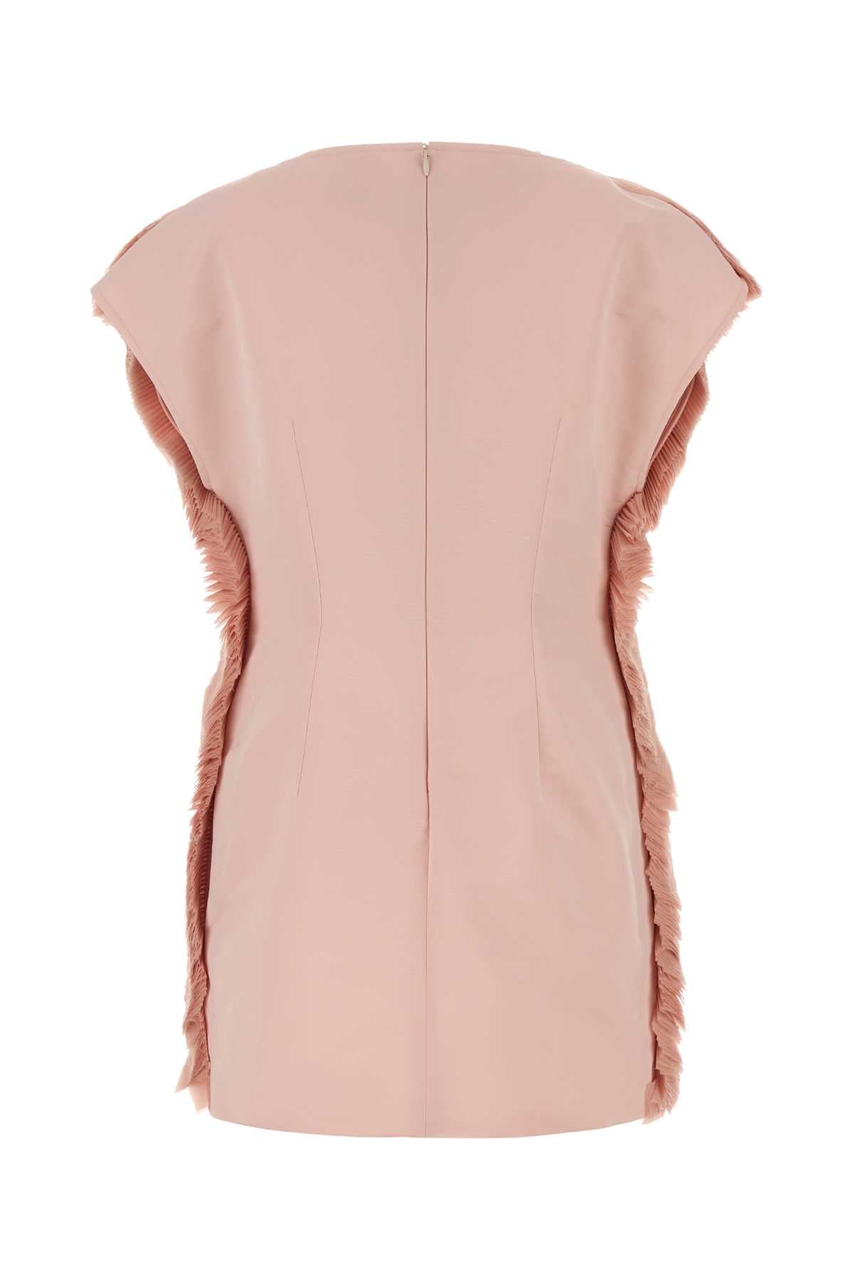 Jil Sander Women Pink Nylon Mini Dress JIL SANDER