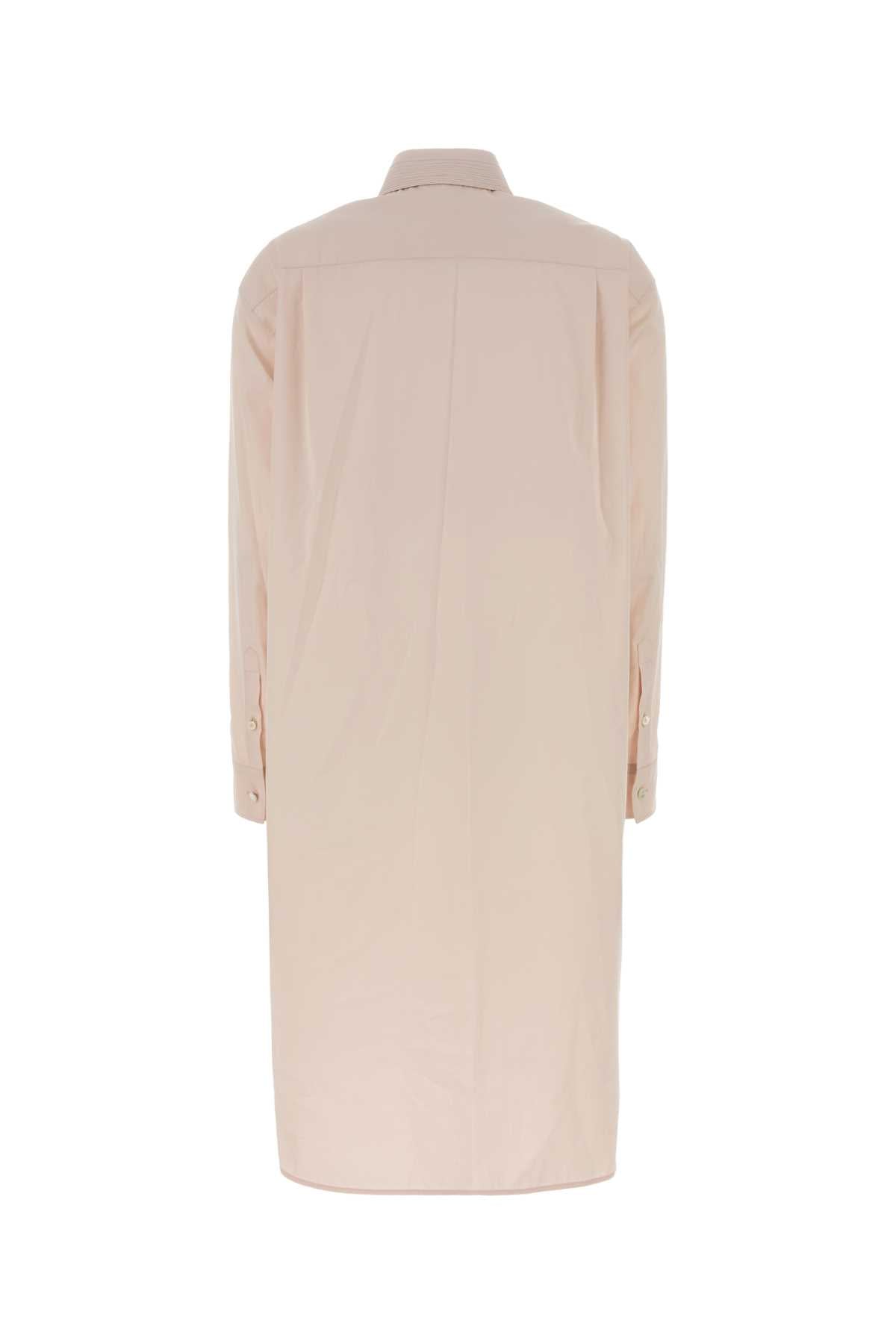 Jil Sander Women Light Pink Poplin Shirt Dress JIL SANDER
