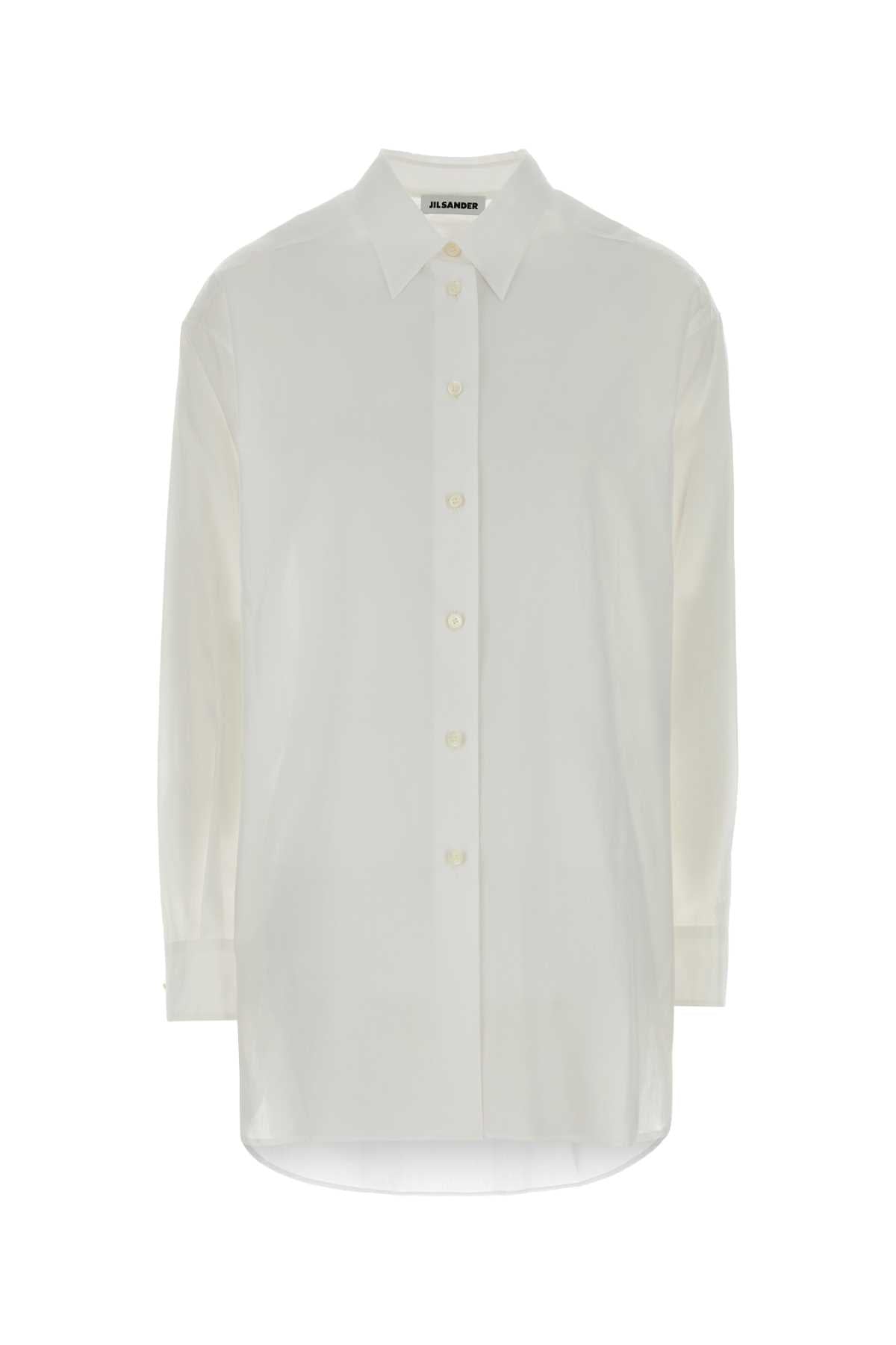 Jil Sander Women White Muslin Shirt JIL SANDER