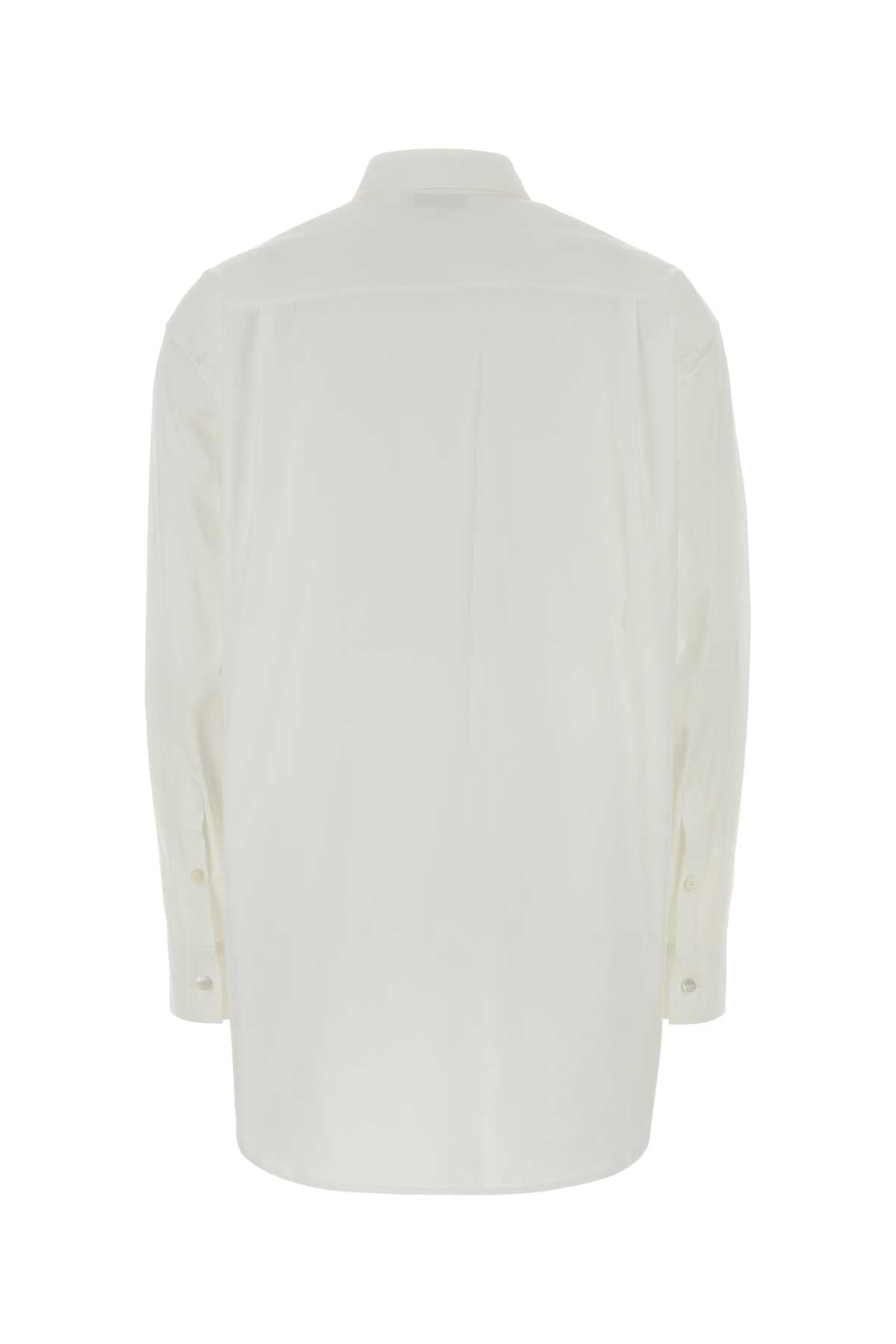 Jil Sander Women White Poplin Oversize Shirt JIL SANDER
