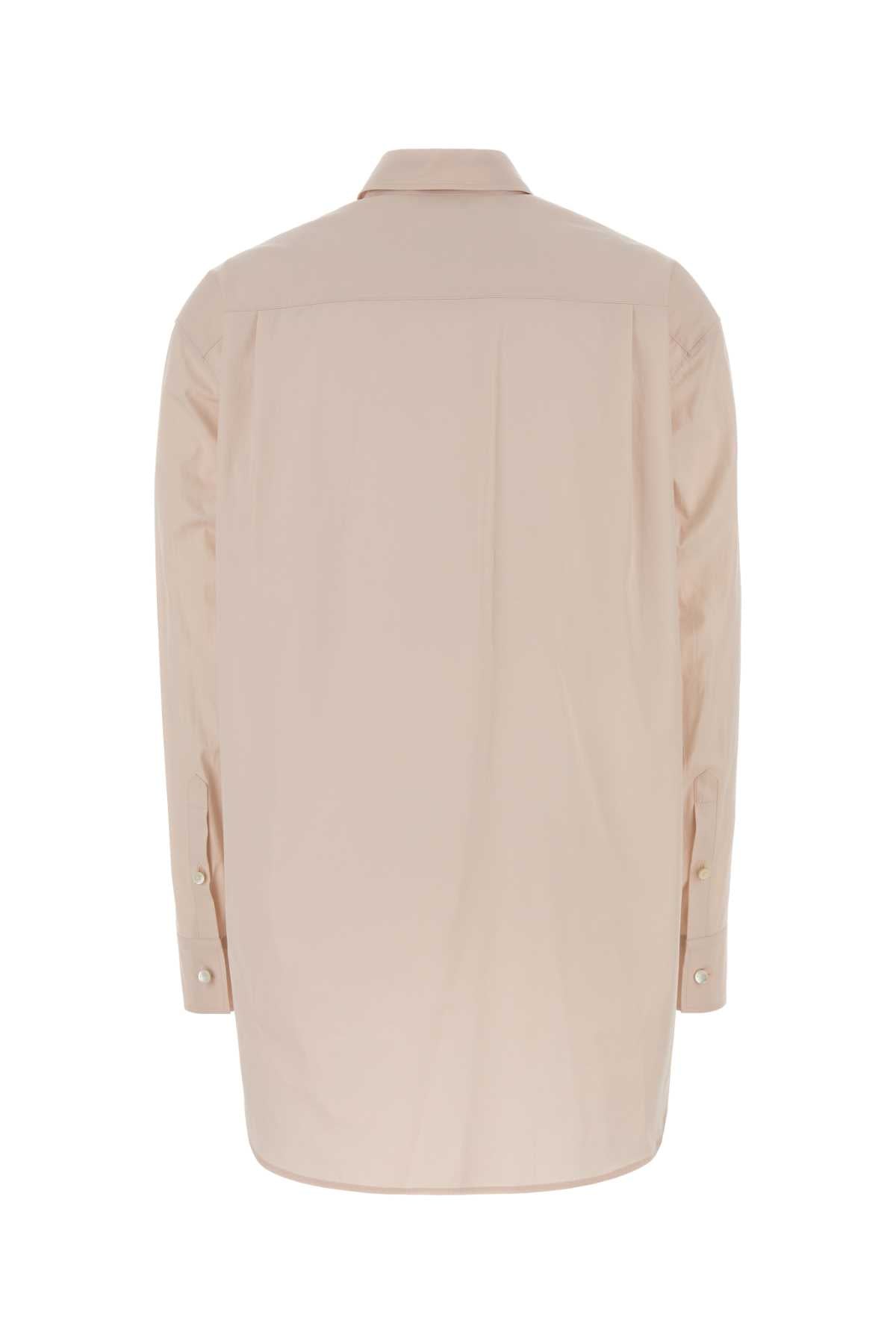 Jil Sander Women Light Pink Poplin Oversize Shirt JIL SANDER