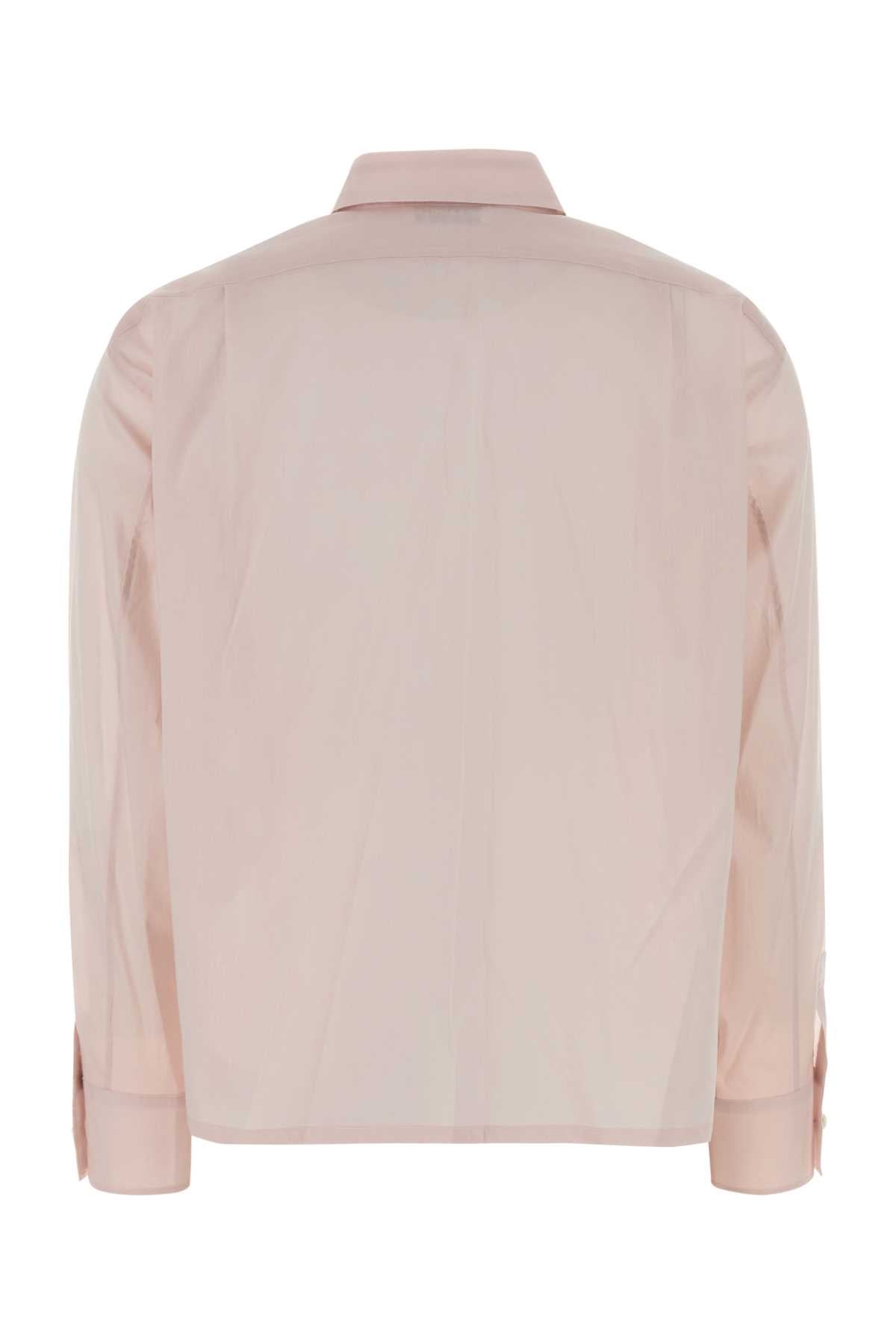 Jil Sander Women Pastel Pink Cotton Shirt JIL SANDER