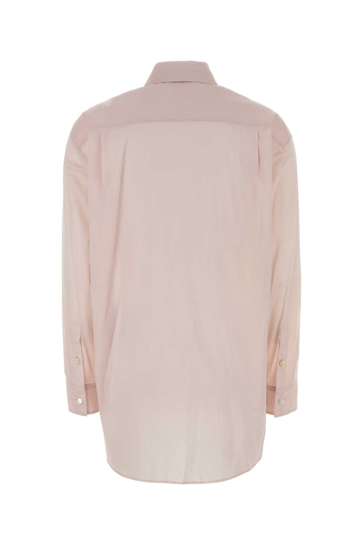 Jil Sander Women Pastel Pink Muslin Oversize Shirt JIL SANDER