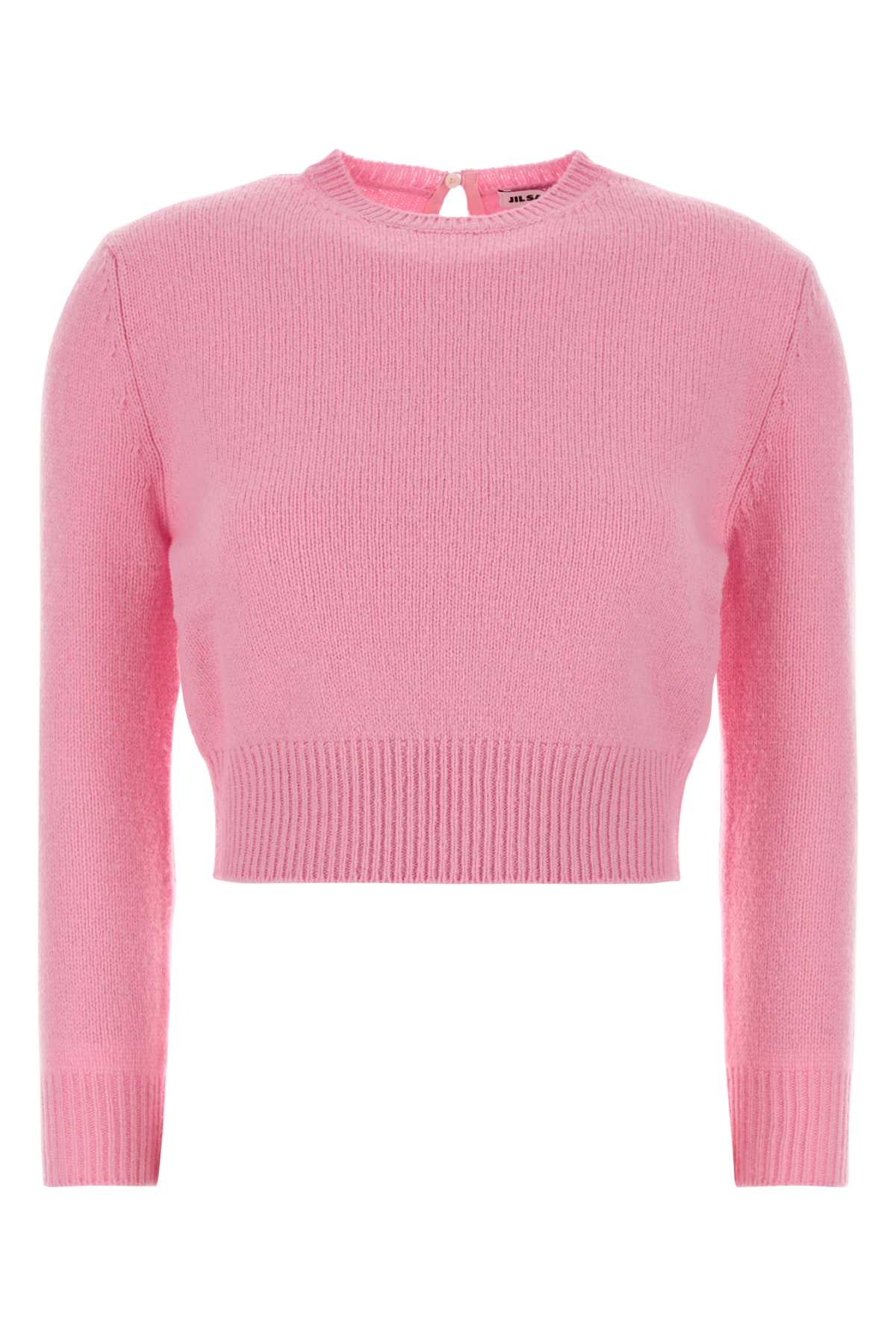Jil Sander Women Pink Wool Blend Sweater JIL SANDER
