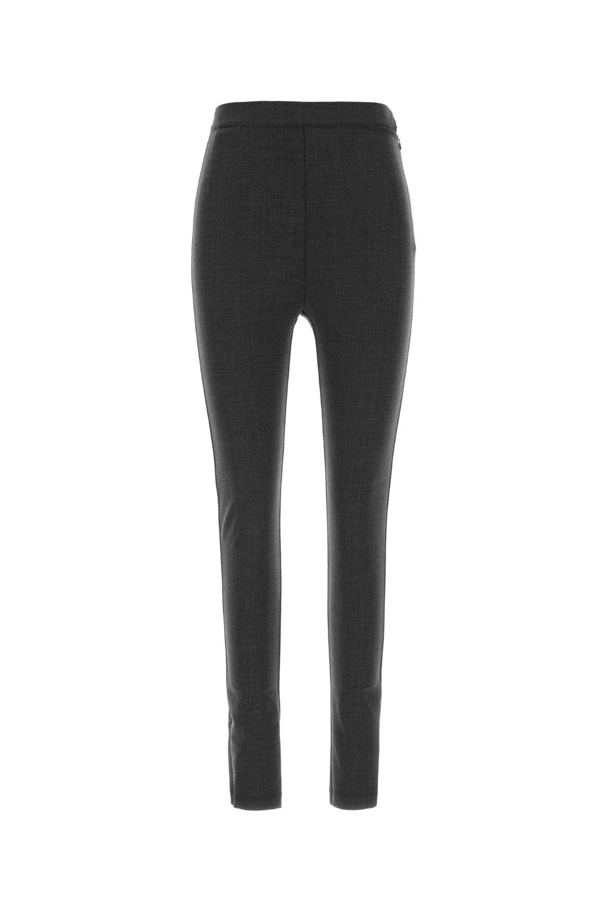 Jil Sander Women Graphite Stretch Virgin Wool Blend Pant JIL SANDER