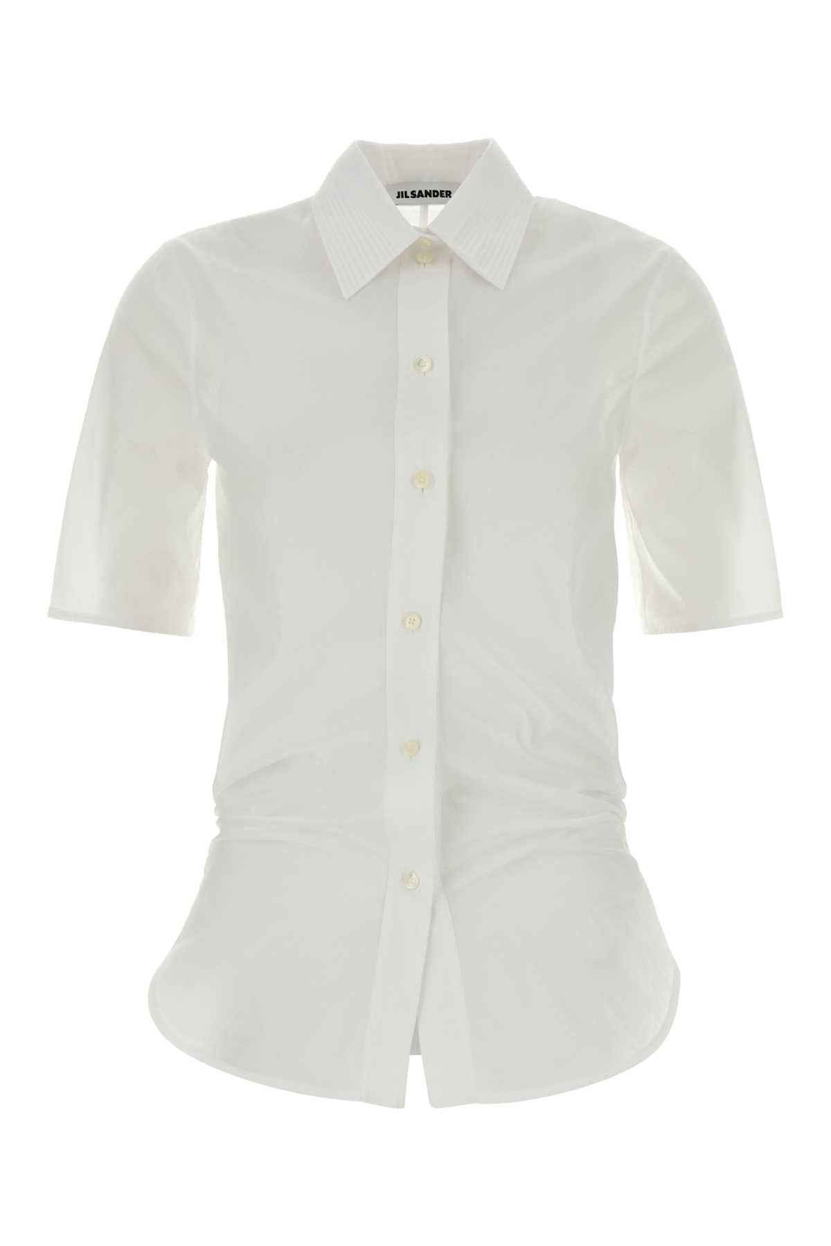 Jil Sander Women White Muslin Shirt JIL SANDER