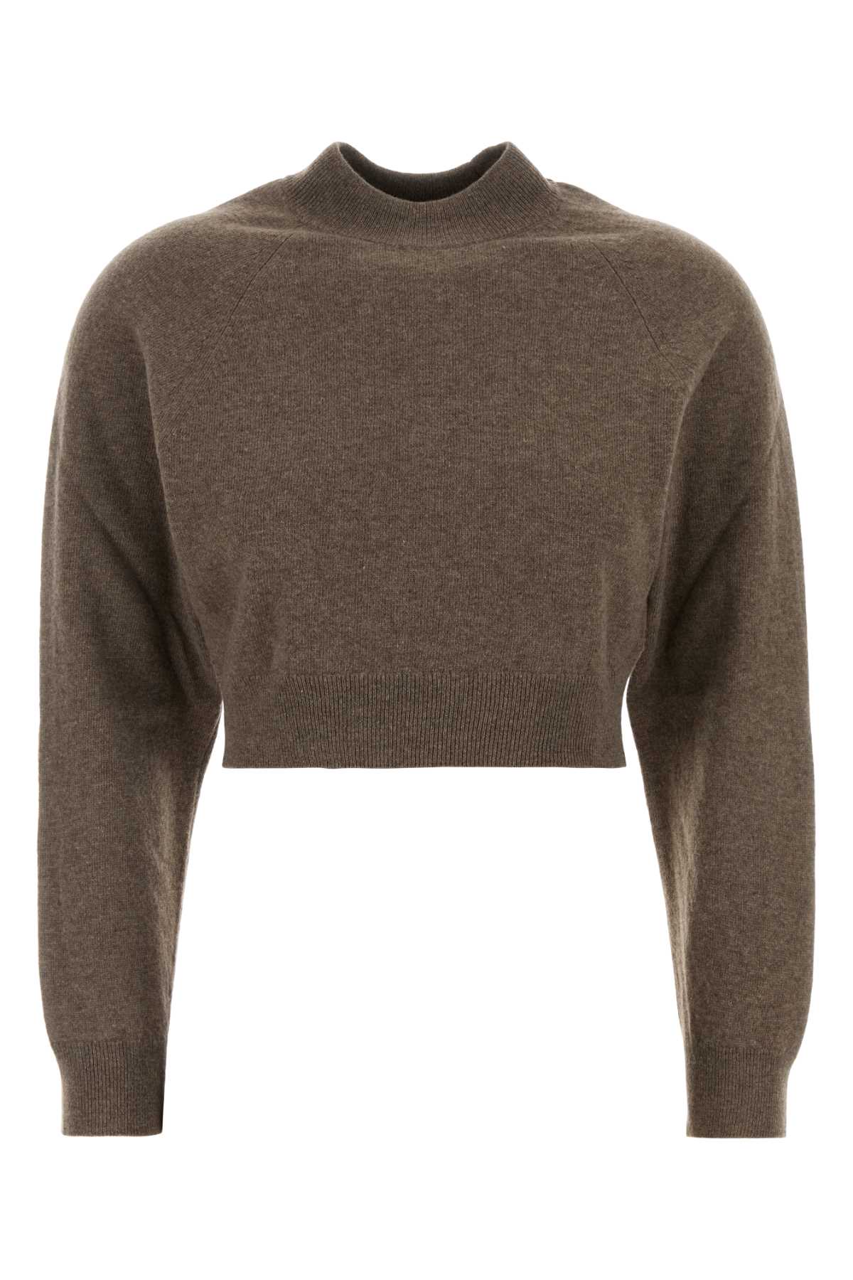 Jil Sander Women Mud Wool Blend Sweater JIL SANDER