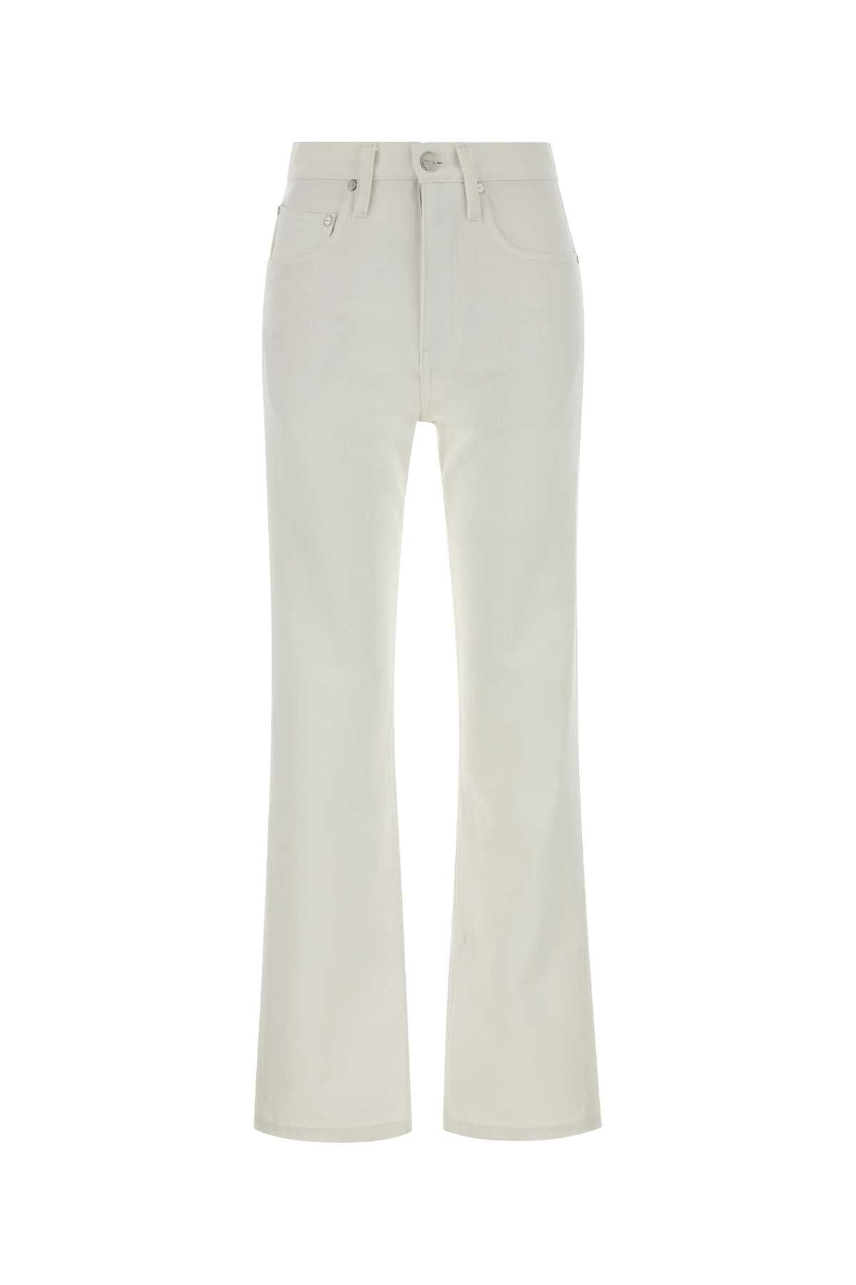 Jil Sander Women White Denim Jeans JIL SANDER