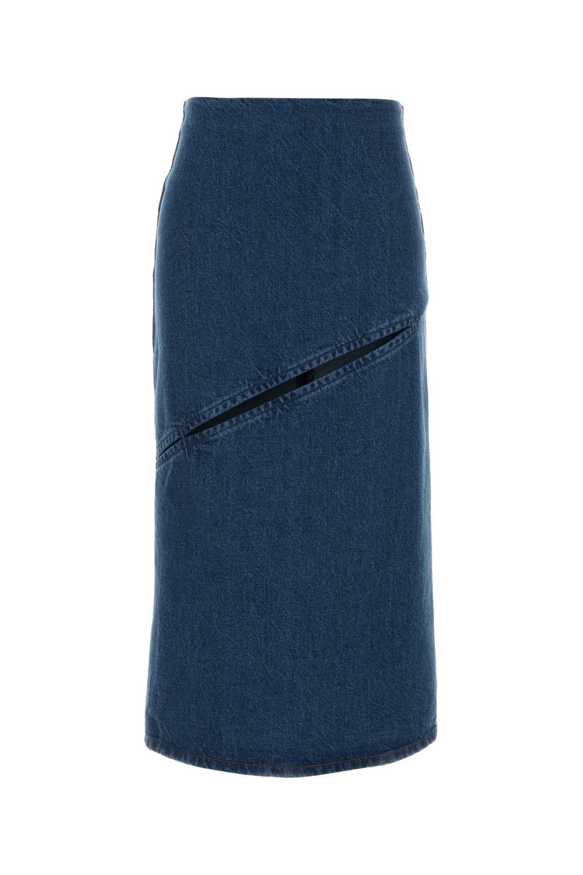 Jil Sander Women Denim Skirt JIL SANDER