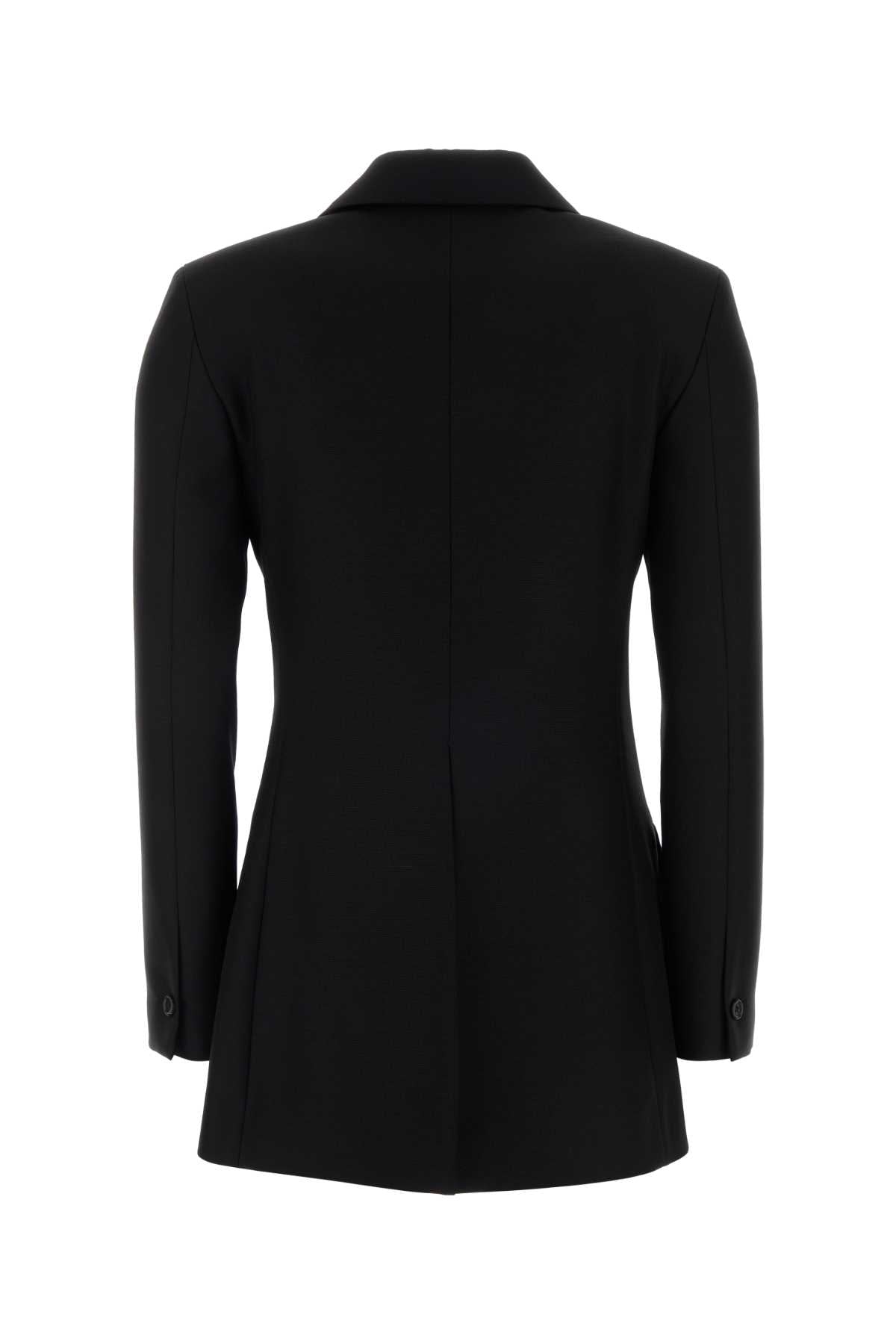Jil Sander Women Black Wool Blend Blazer JIL SANDER