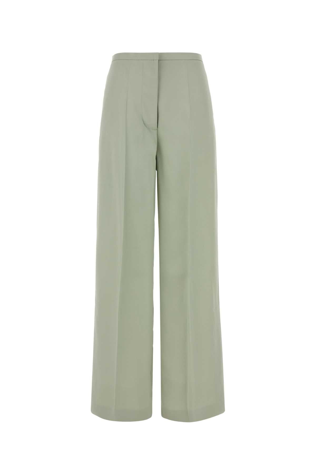 Alberta Ferretti Women Mint Green Satin Pant ALBERTA FERRETTI