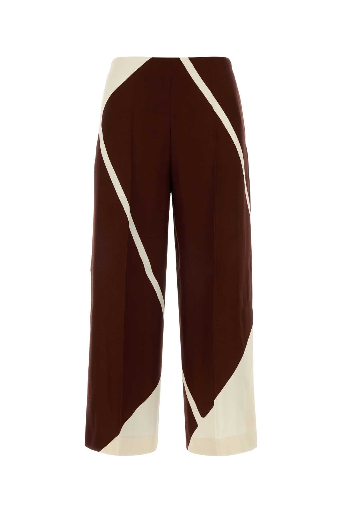 Alberta Ferretti Women Two-Tone Viscose Pant ALBERTA FERRETTI