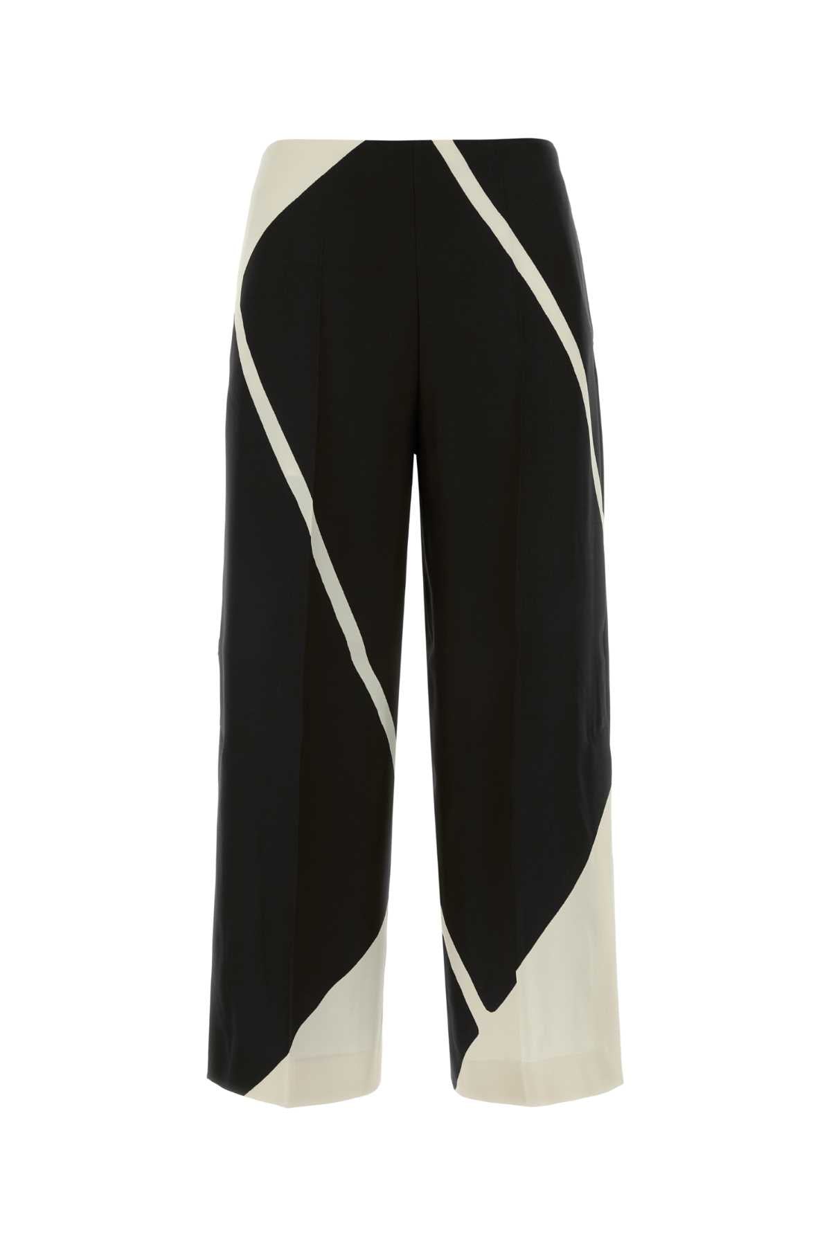 Alberta Ferretti Women Two-Tone Viscose Pant ALBERTA FERRETTI