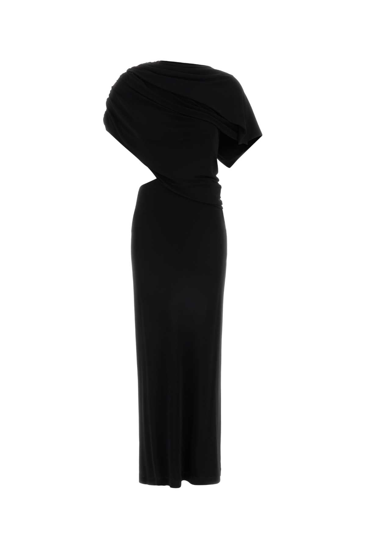 Alberta Ferretti Women Black Jersey Dress ALBERTA FERRETTI