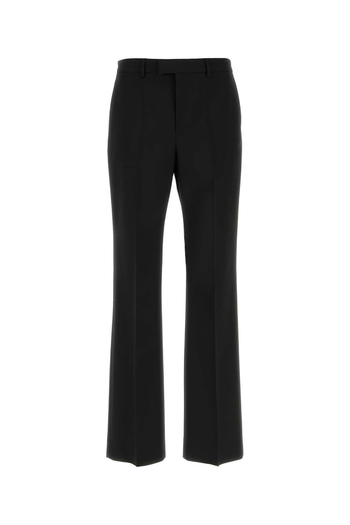Valentino Garavani Men Black Wool Pant VALENTINO GARAVANI