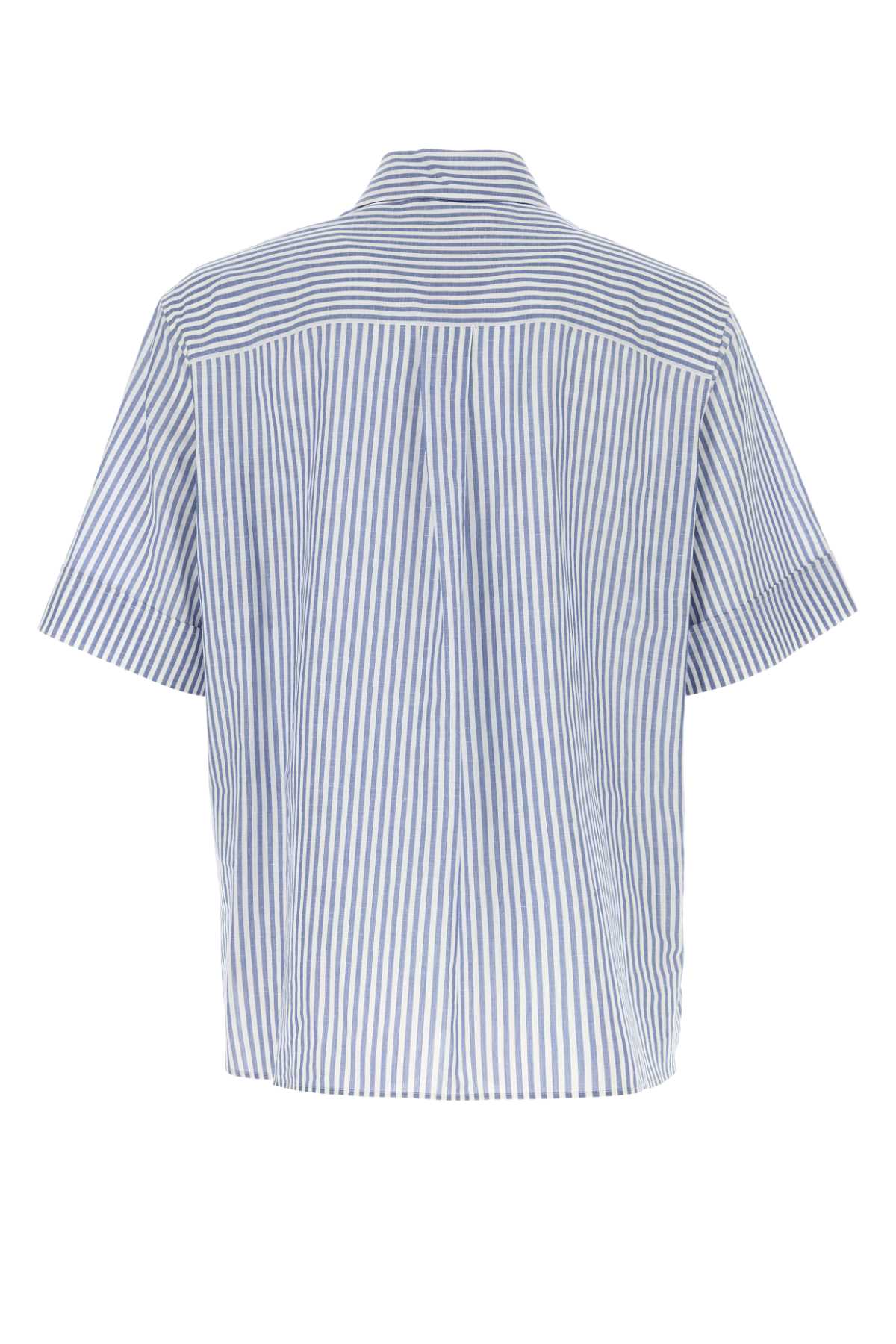 Valentino Garavani Men Embroidered Cotton Blend Shirt VALENTINO GARAVANI