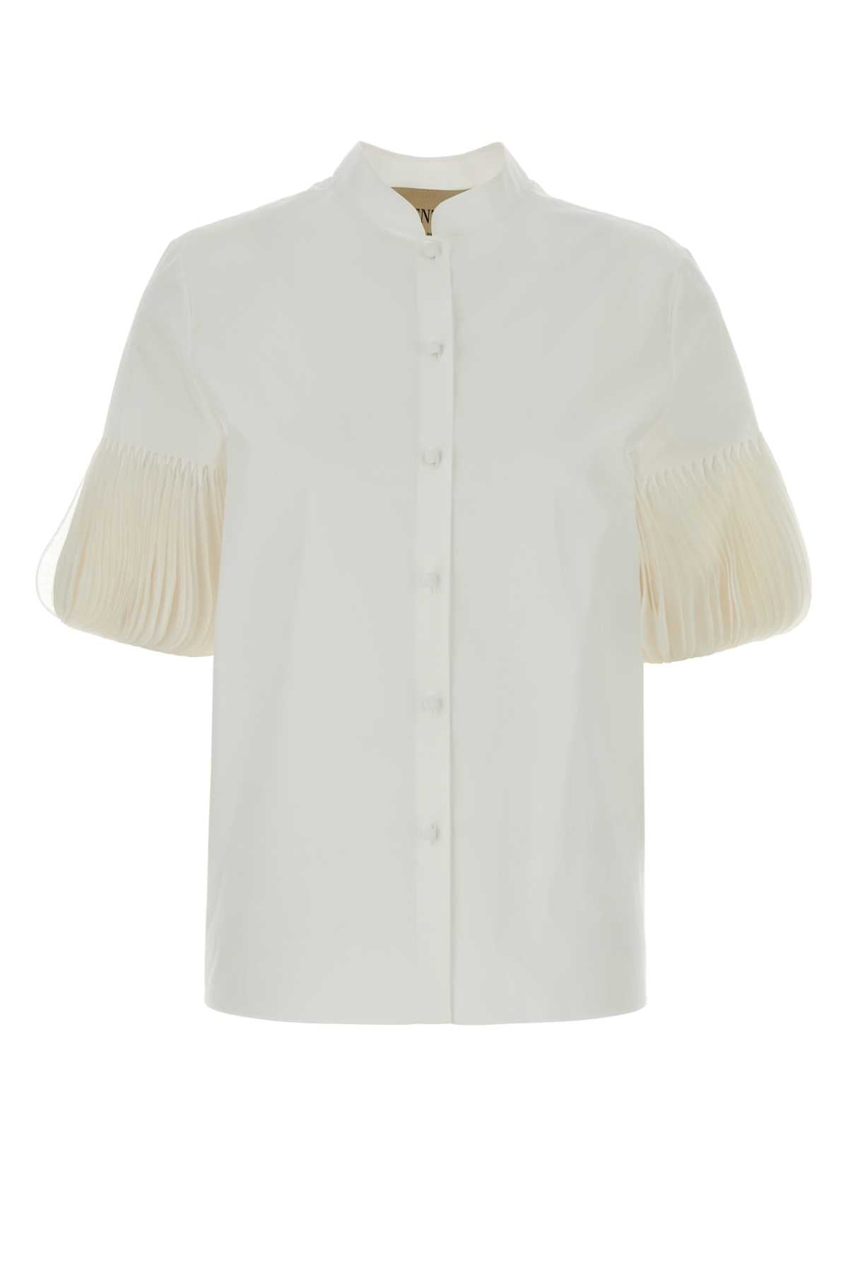 Valentino Garavani Women White Poplin Shirt VALENTINO GARAVANI