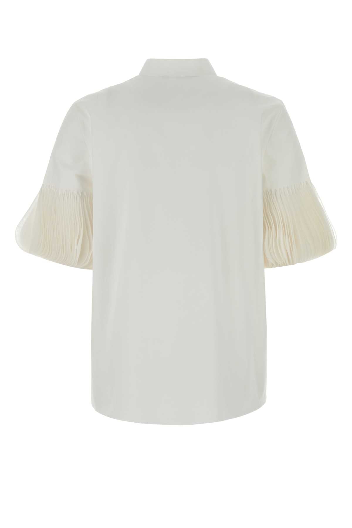 Valentino Garavani Women White Poplin Shirt VALENTINO GARAVANI
