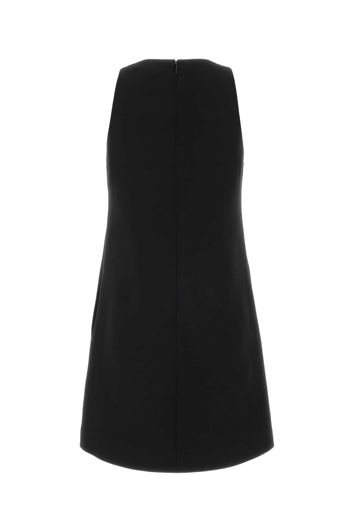 Valentino Garavani Women Black Crepe Couture Mini Dress VALENTINO GARAVANI