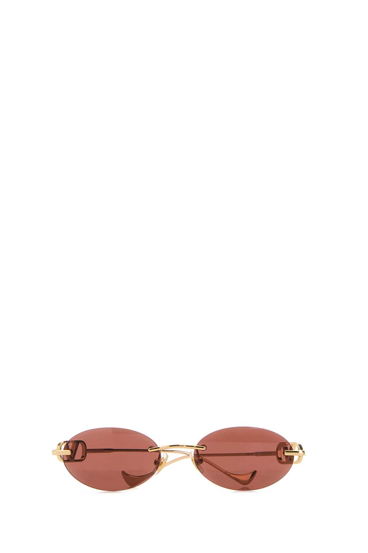 Valentino Garavani Women Gold Metal Sunglasses VALENTINO GARAVANI