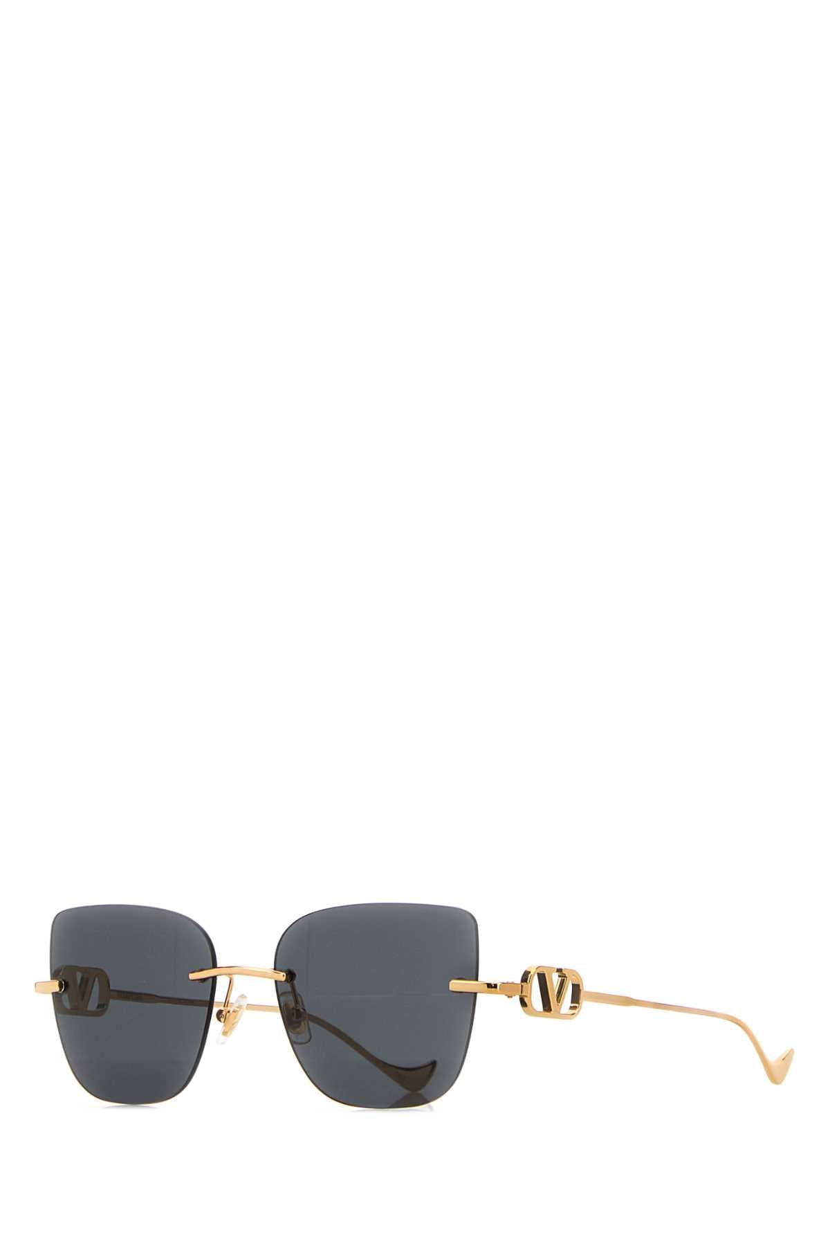 Valentino Garavani Women Gold Metal Sunglasses