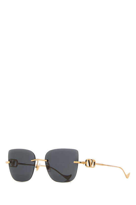 Valentino Garavani Women Gold Metal Sunglasses