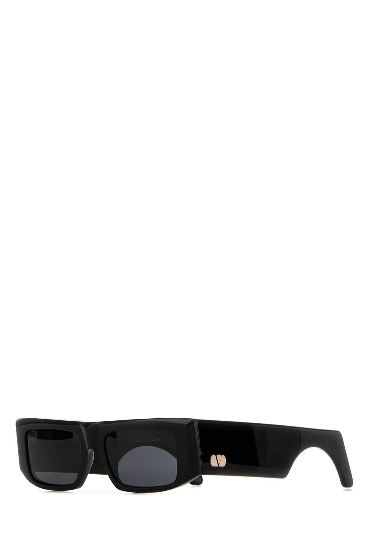 Valentino Garavani Women Black Acetate Sunglasses VALENTINO GARAVANI