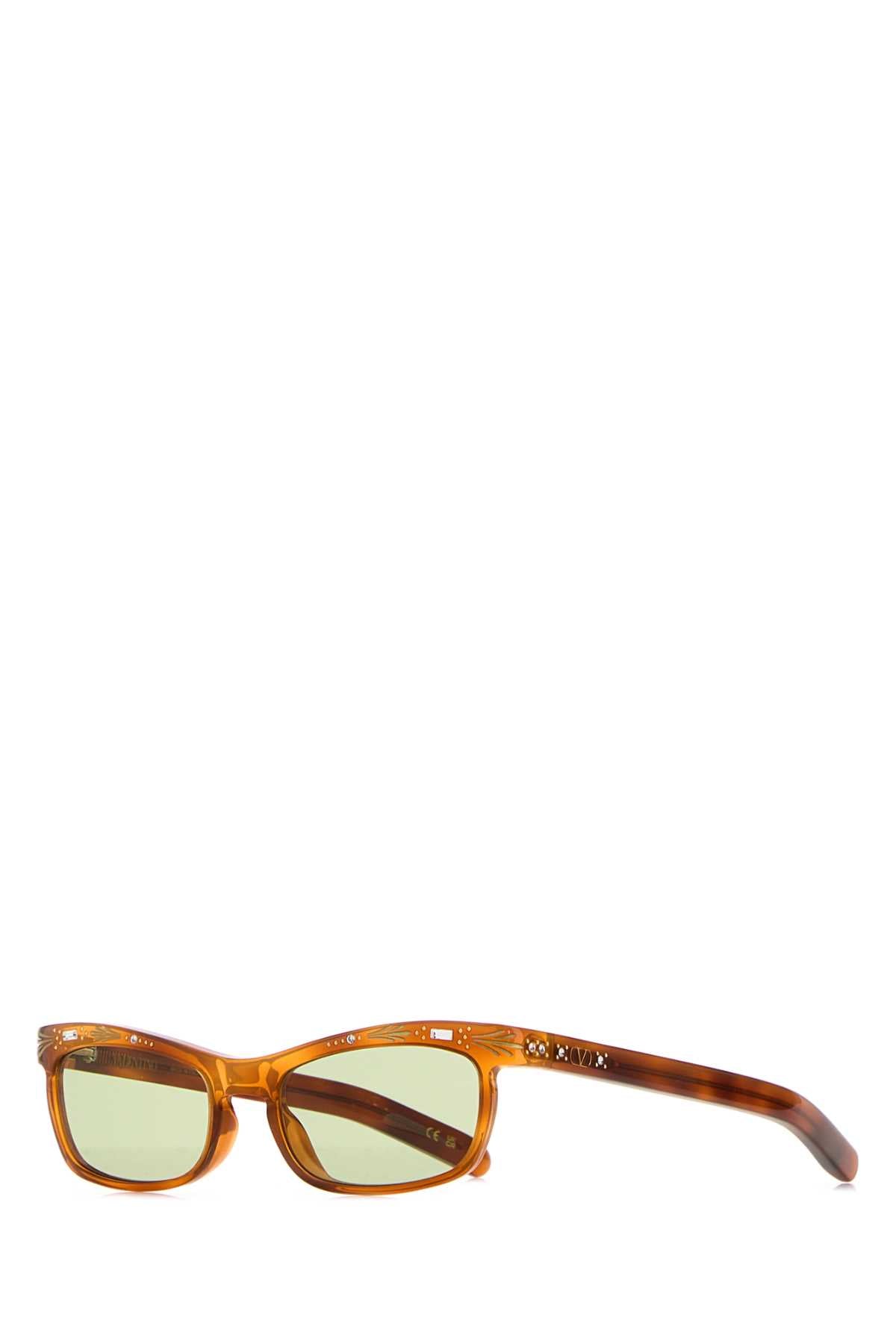 Valentino Garavani Women Brown Acetate Sunglasses VALENTINO GARAVANI