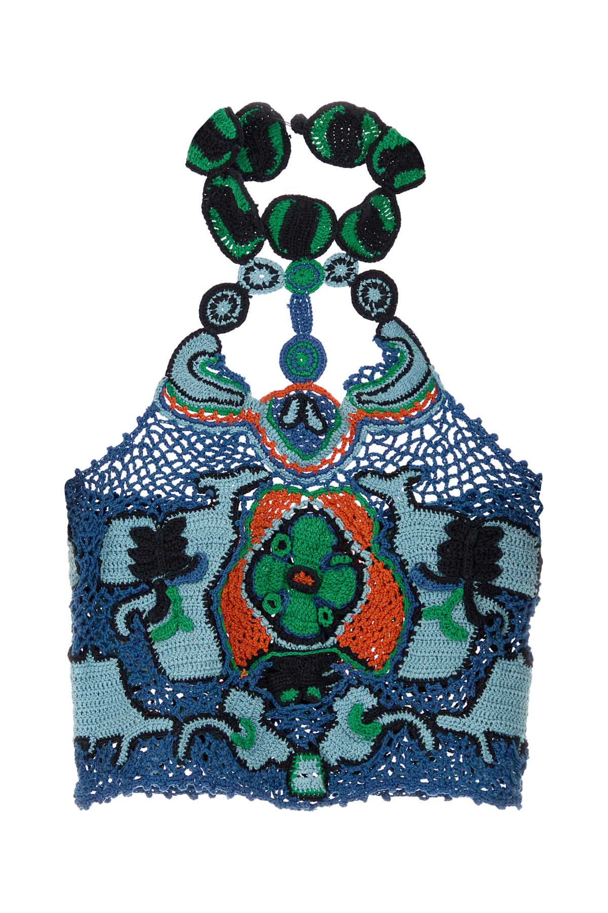 Etro Women Embroidered Crochet Top ETRO