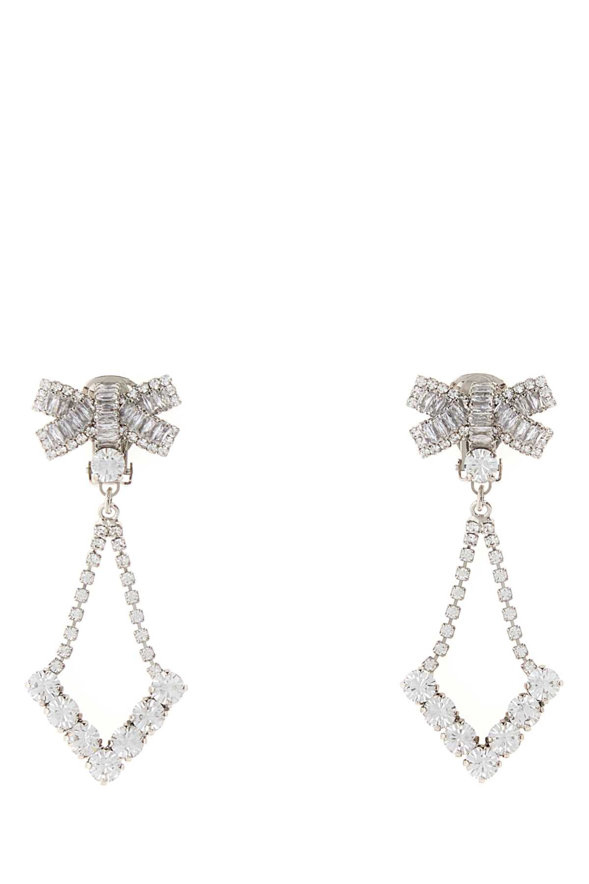 Alessandra Rich Women Embellished Metal Earrings ALESSANDRA RICH