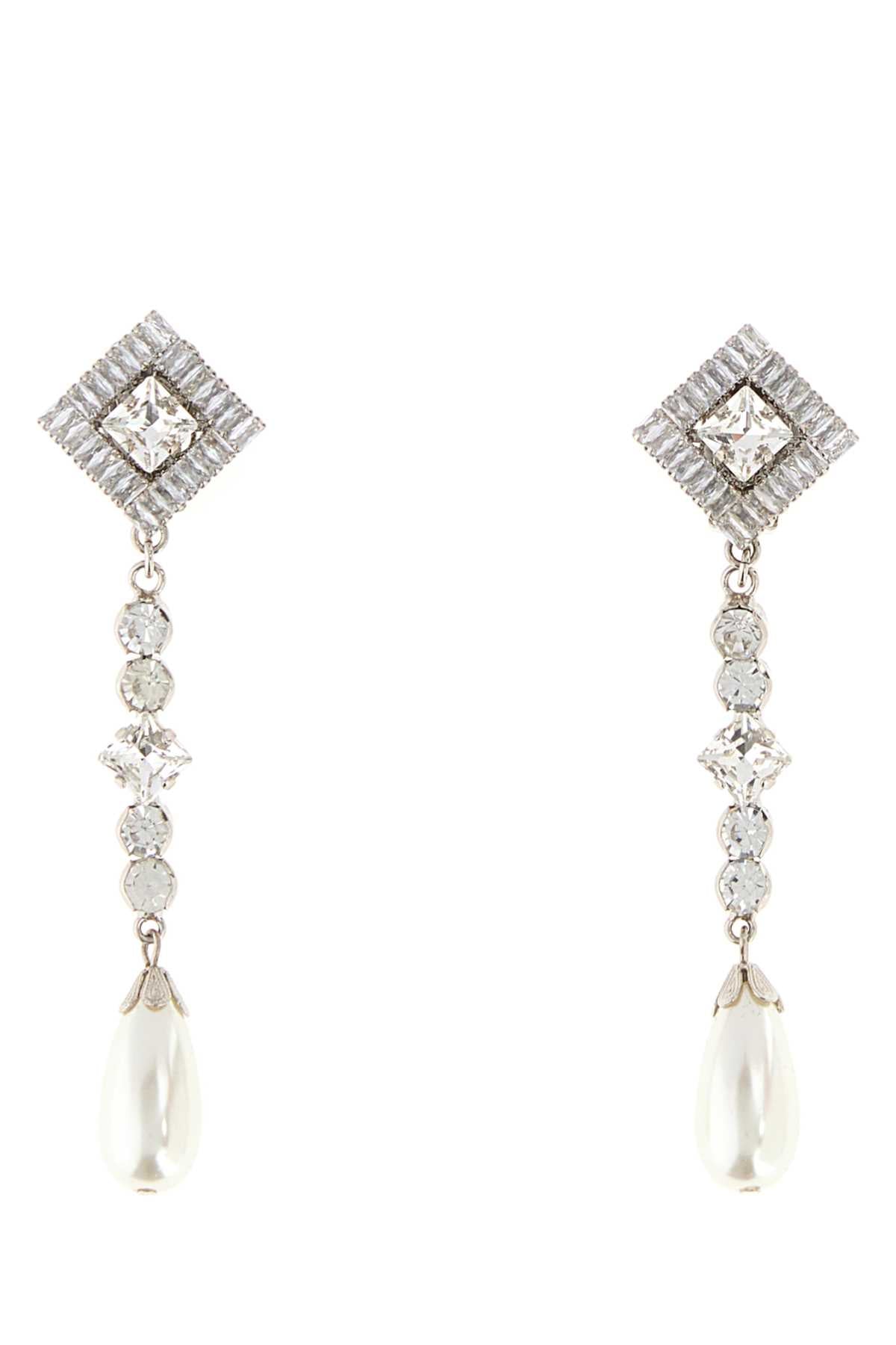Alessandra Rich Women Embellished Metal Earrings ALESSANDRA RICH
