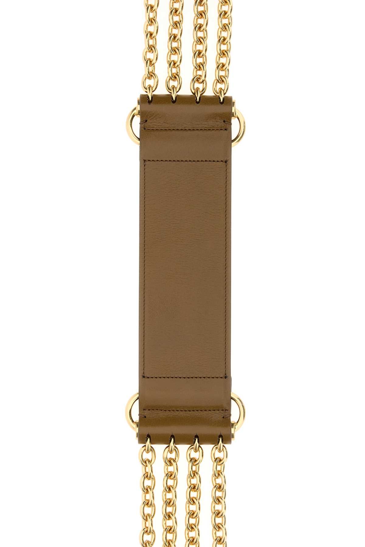 Chloe Women Mud Leather Belt CHLOE