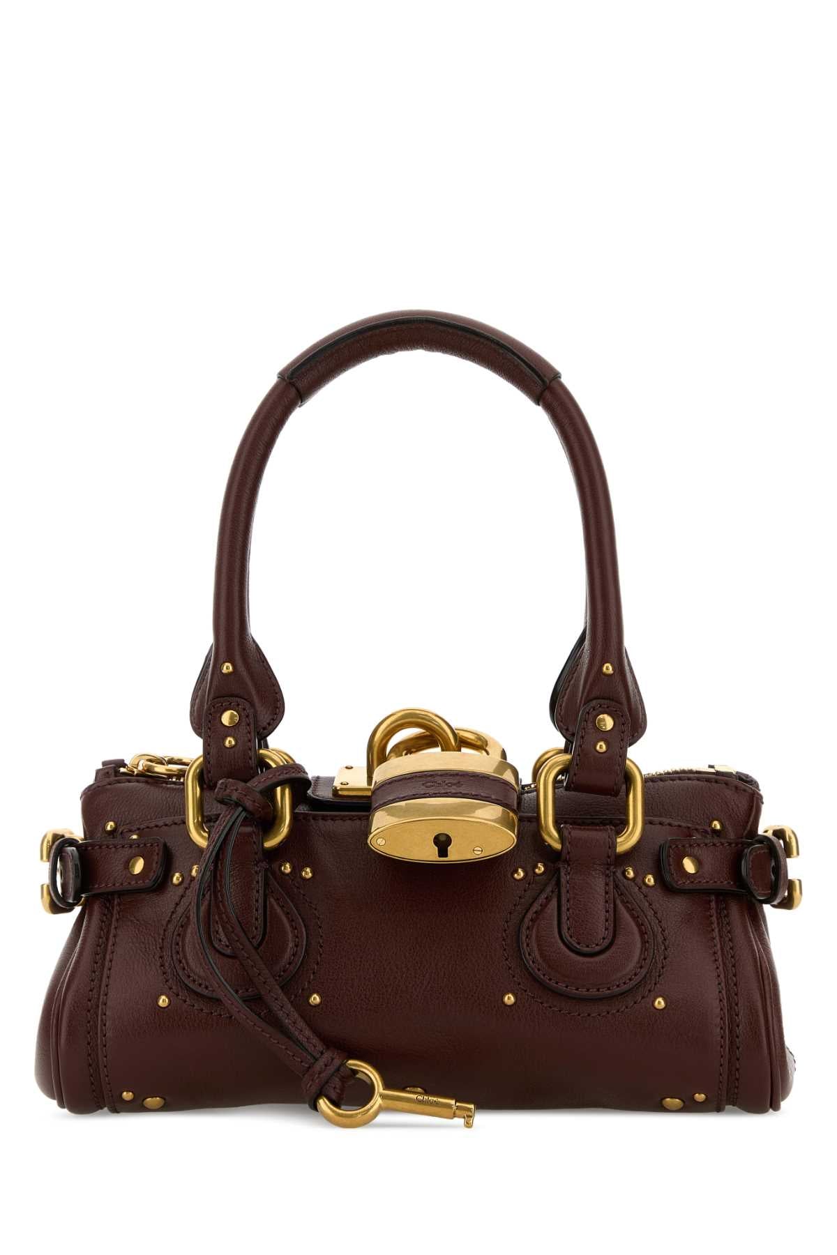Chloe Women Chocolate Small Paddington Handbag CHLOE